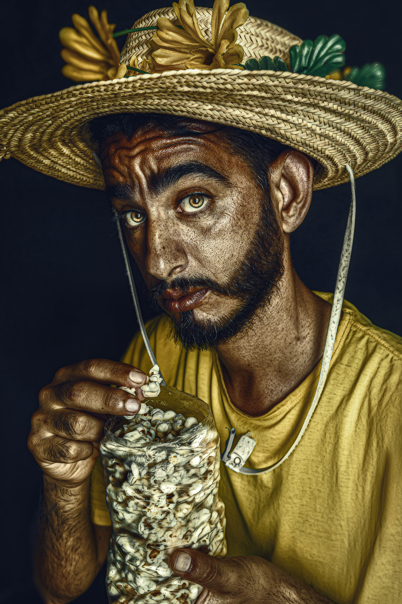 male portrait, shades, face,daylight, hat, details, colors,мужчина, , шляпа, контраст, мужской портрет, высокая текстура, Seif Koussani