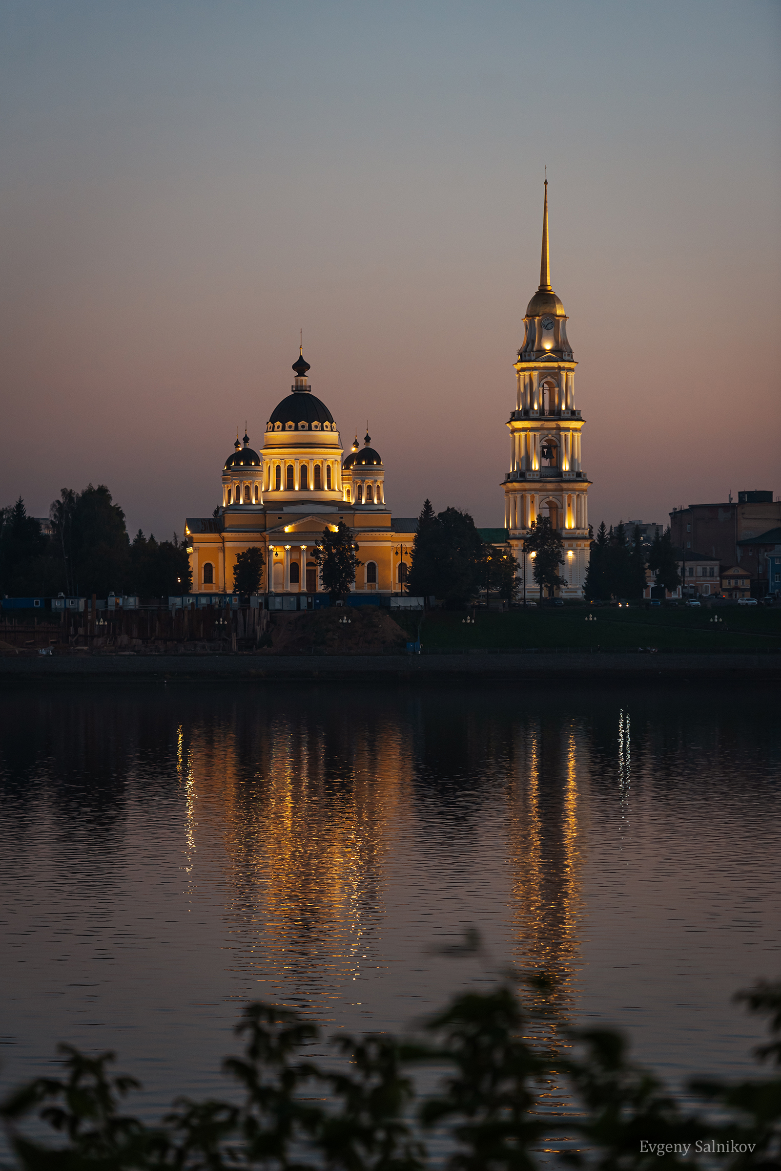 рыбинск закат собор река волга вода, Сальников Евгений