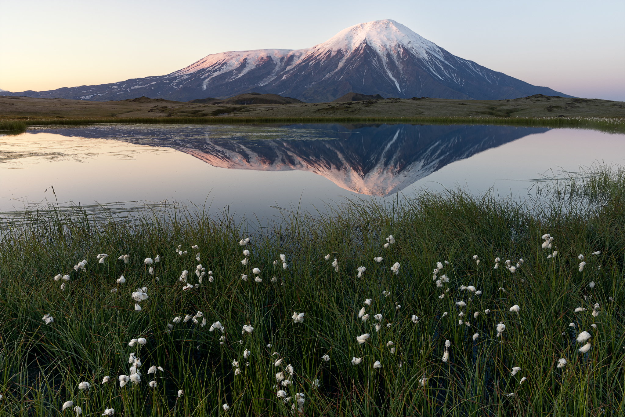 долина великанов, толбачик, камчатка, вулканы, kamchatka, рассвет, Александр Телешов