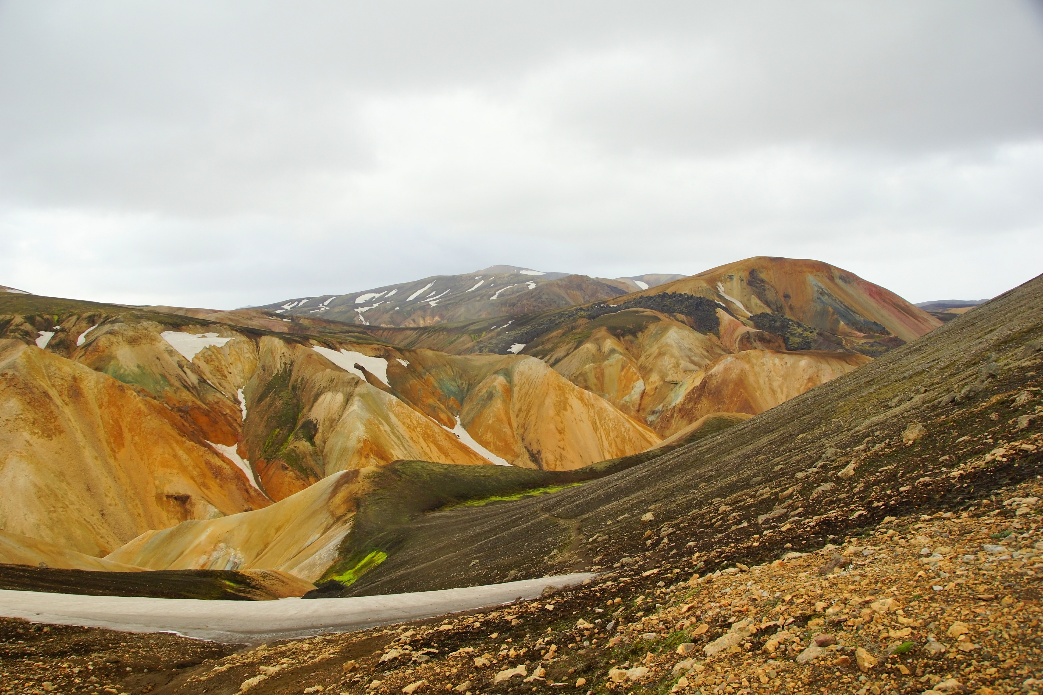 landscape, valley, mountains, snow, light, nature, hiking, terrain, color,  Сергей Андреевич