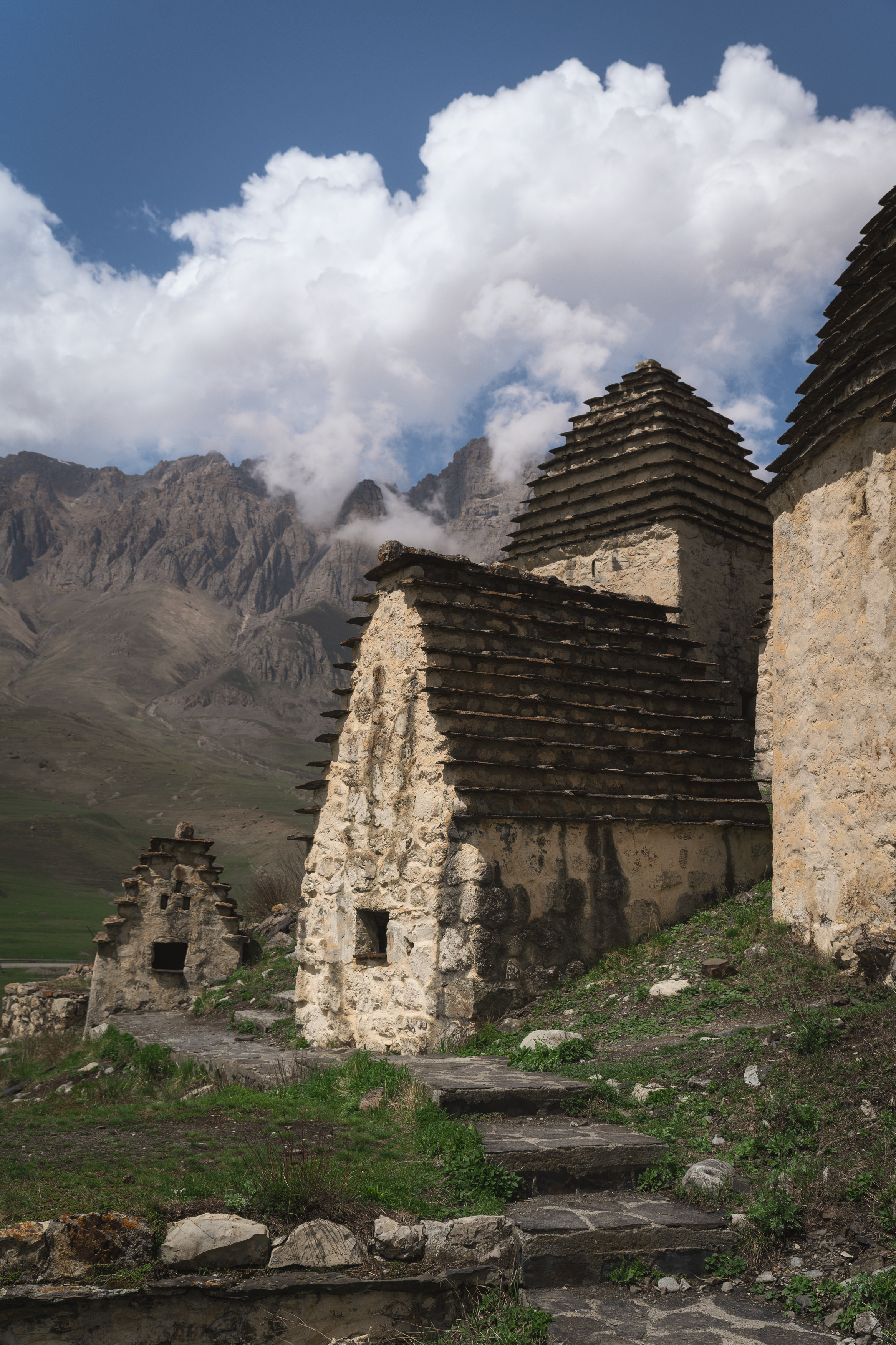 tomb, grave, historical, caucasus, osetia, mountains, landscape, culture dargavs,, Бугримов Егор