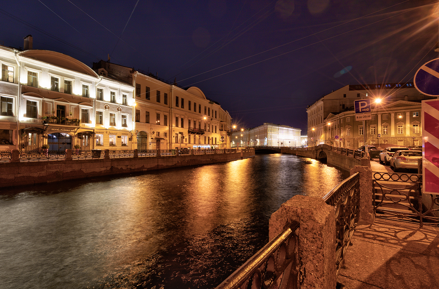 Россия, Питер, архитектура, мост, река, Лариса Дука