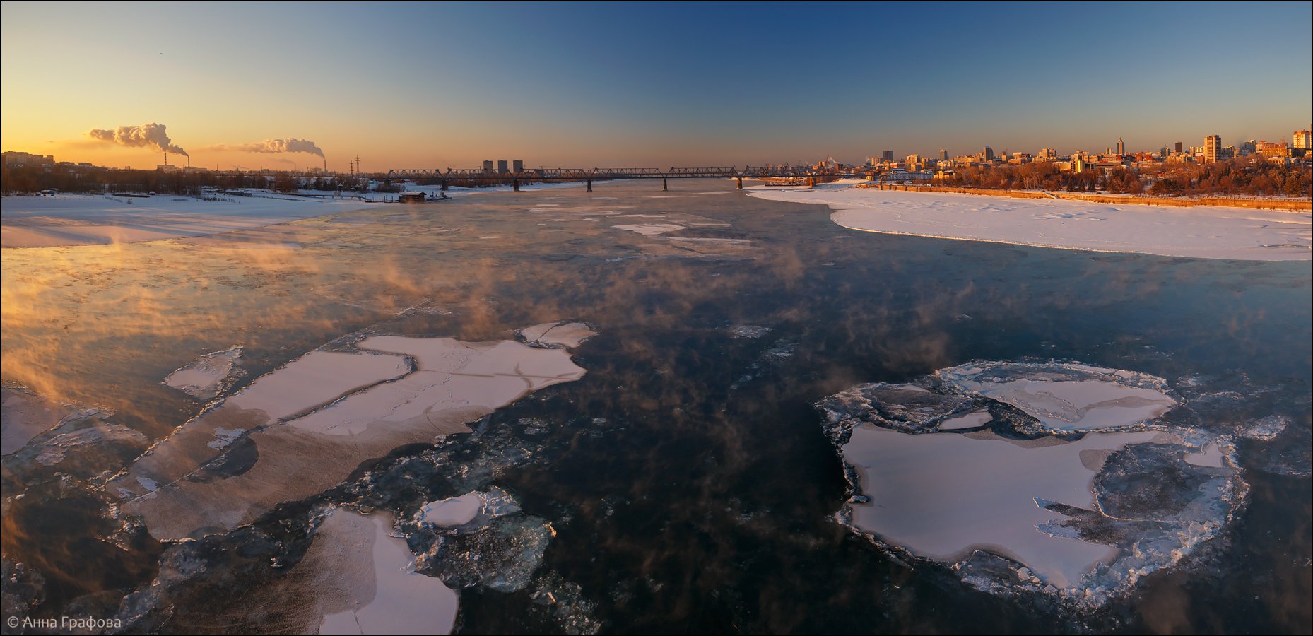 Аня графова, Новосибирск, Обь, Январь, Аня Графова