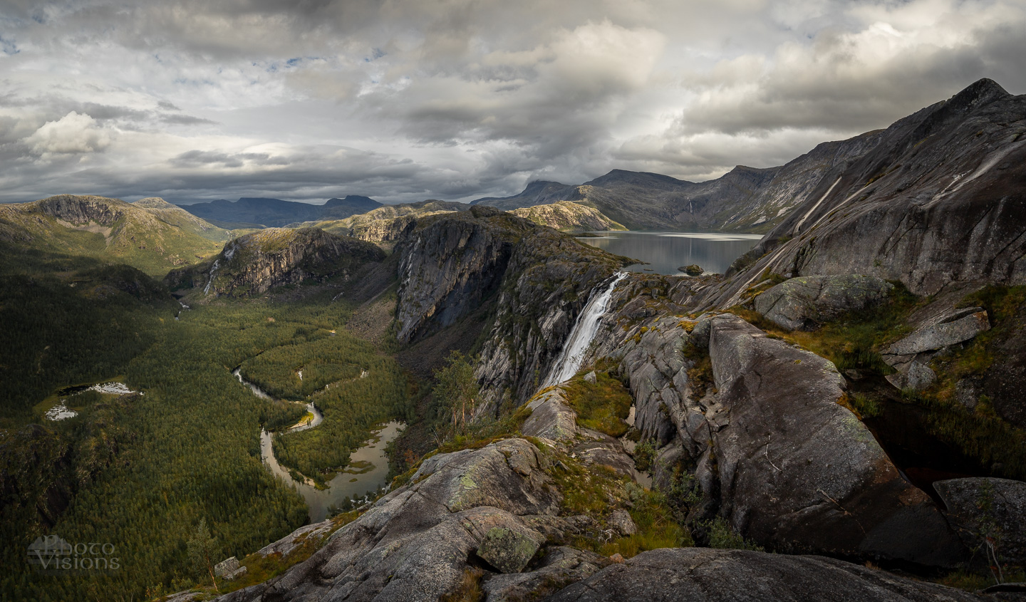 norway,landscape,panorama,panoramic,rago,national park,north,arctic,mountains,waterfall, Photo Visions