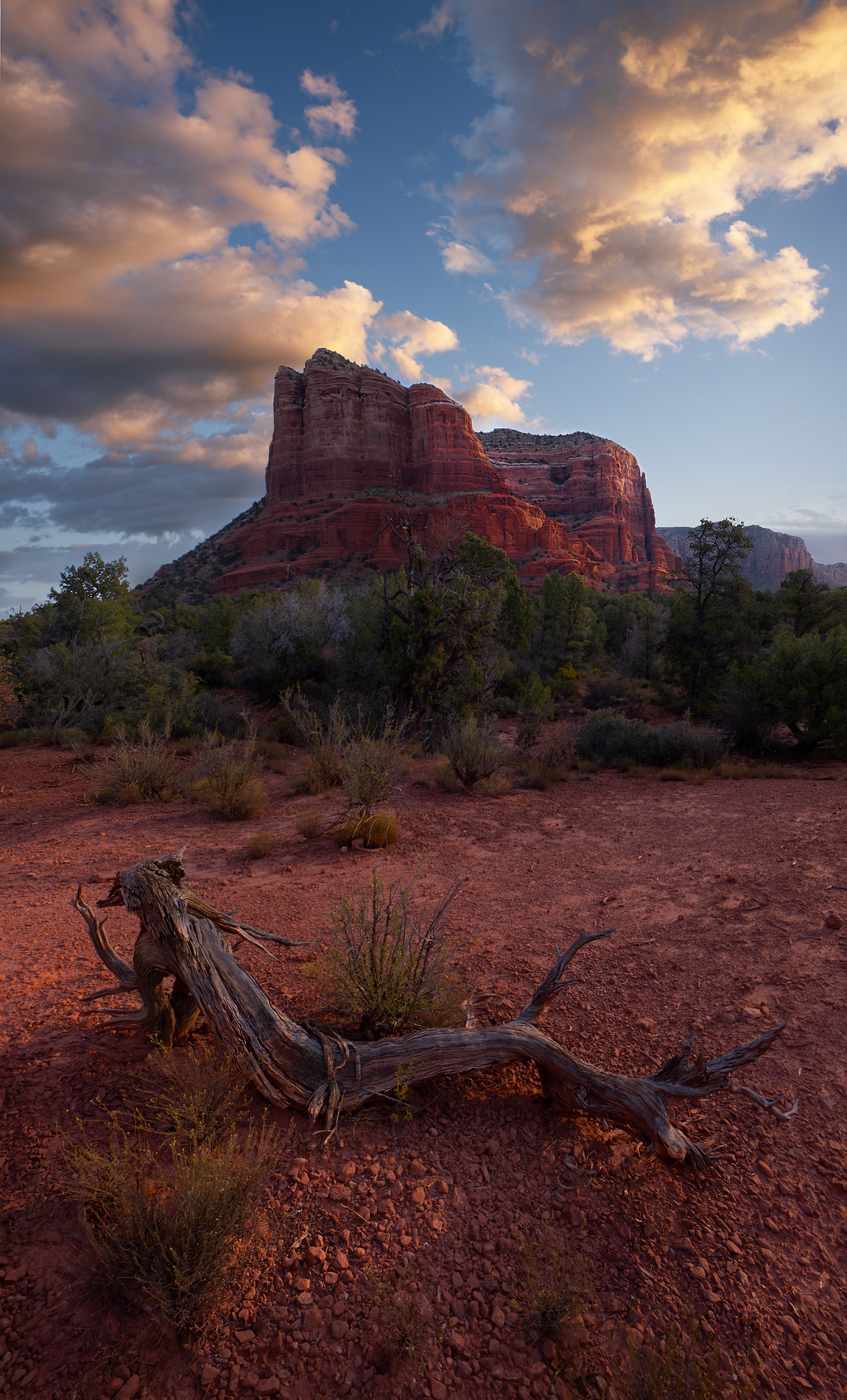 Sedona, Arizona, Sunrise, Clouds, Red rocks, Gubski Alexander