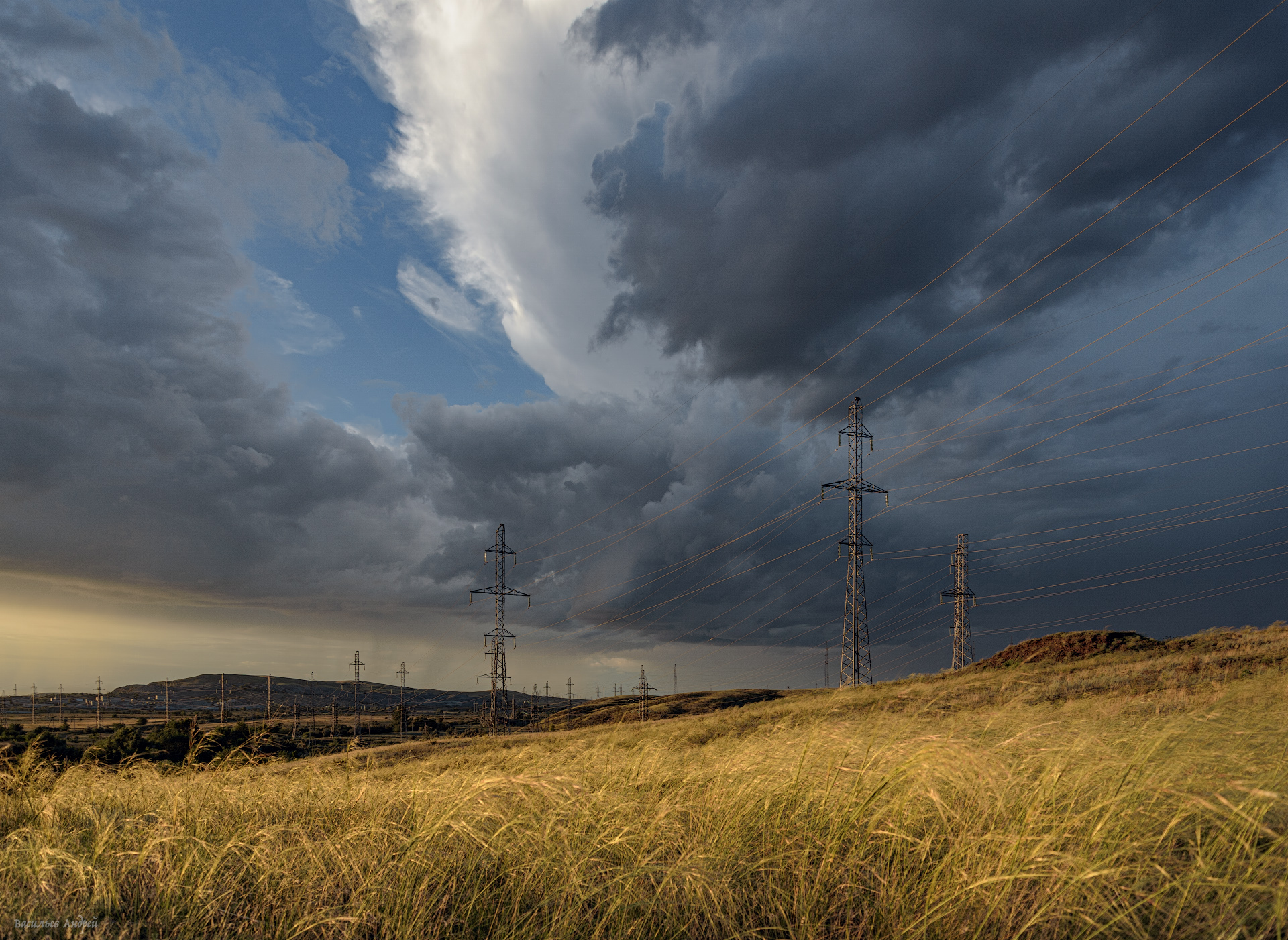 орск, вечер, гроза, природа, Vasilyev Andrey