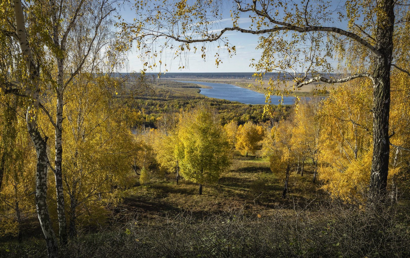 осень октябрь река томь, Алексей Хахлов