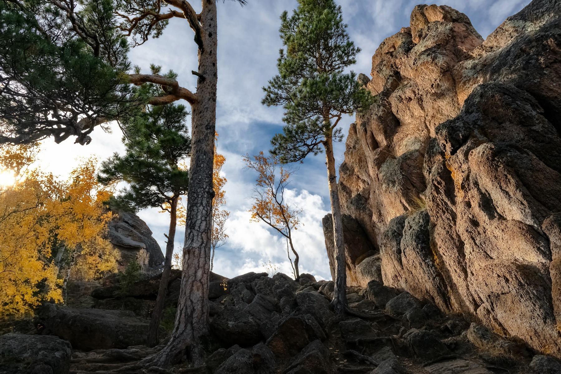 столбы, осень, китайская стенка, заповедник столбы красноярск, Фомина Марина