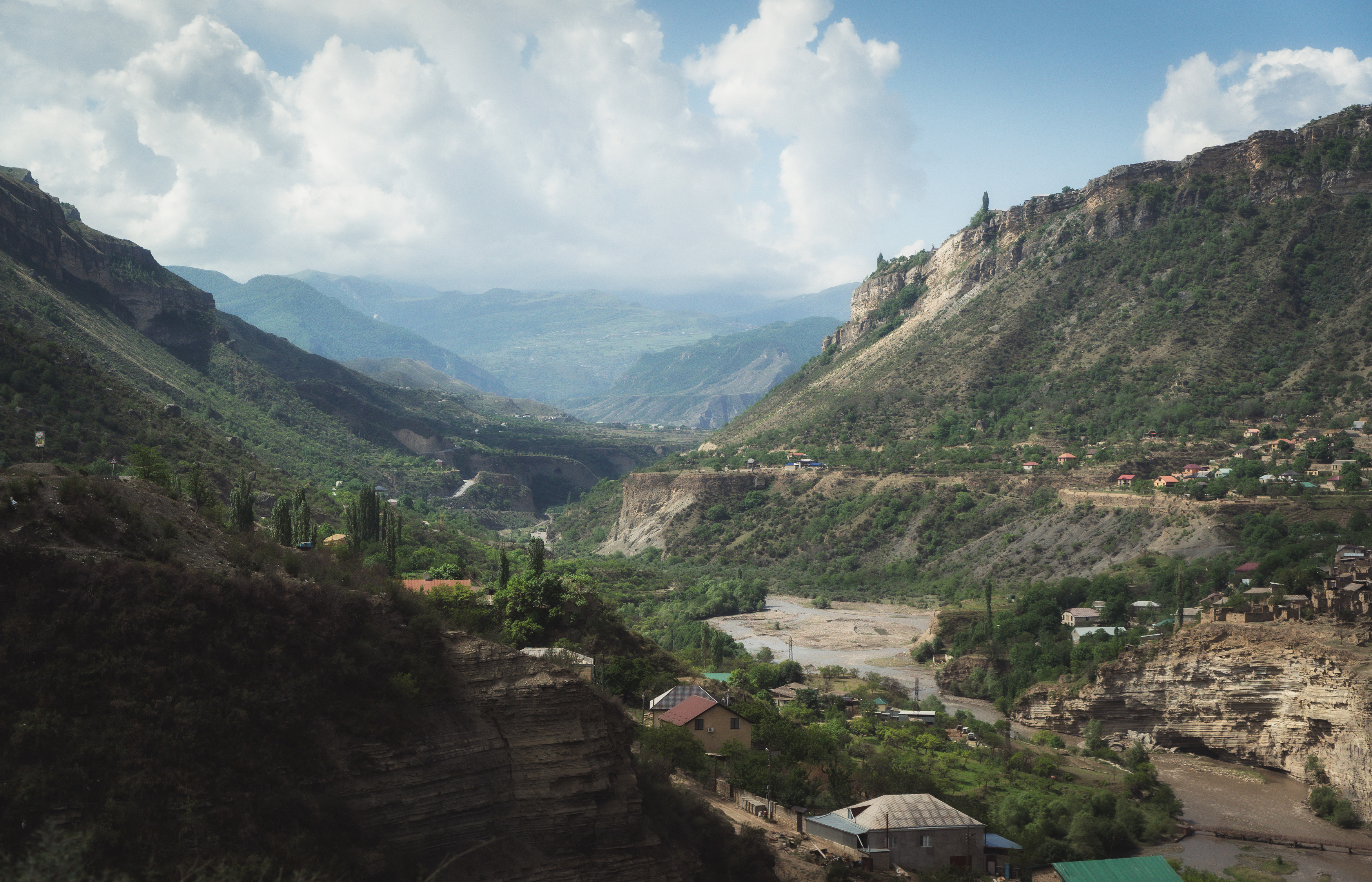 dagestan, caucasus, village, aul, landscape, mountains,, Бугримов Егор