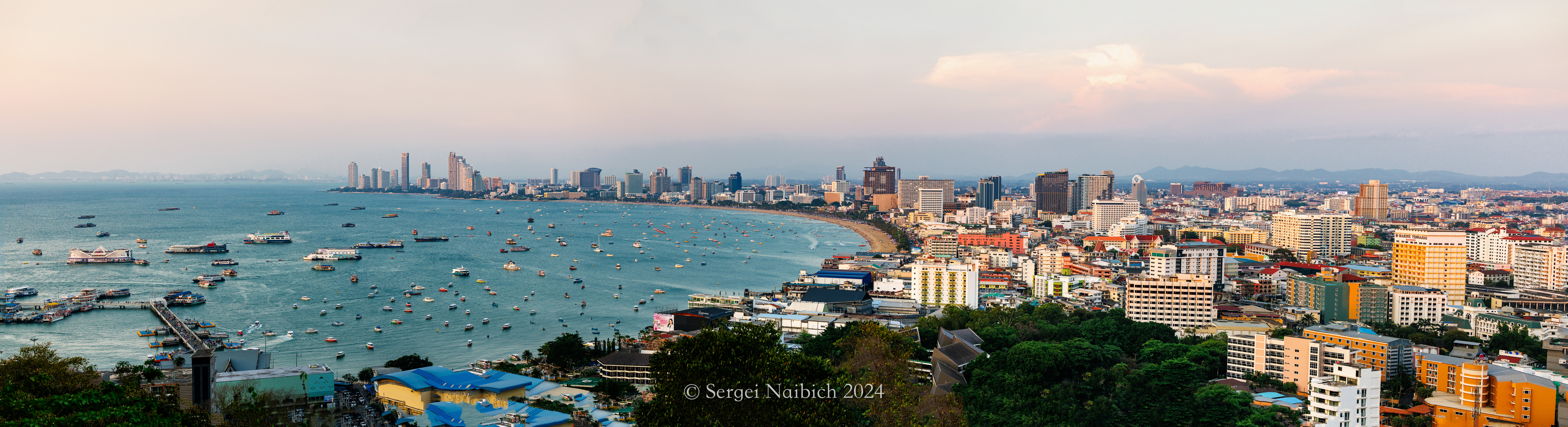 #море #тайланд #вид #город #панорама #city #pattaya, Найбич Сергей