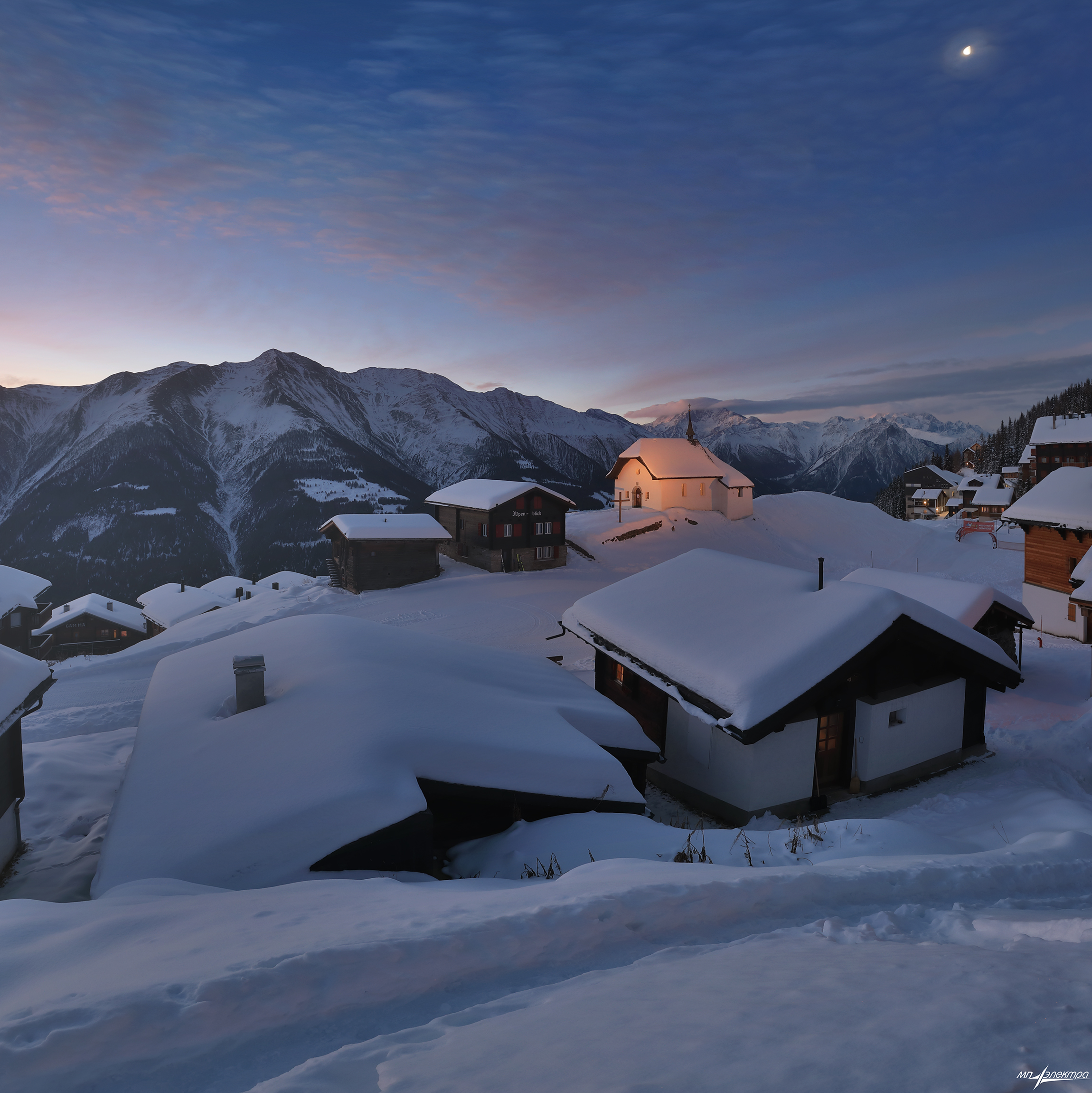 swiss,швейцария,зима,горы,bettmeralp, Матвеев Николай