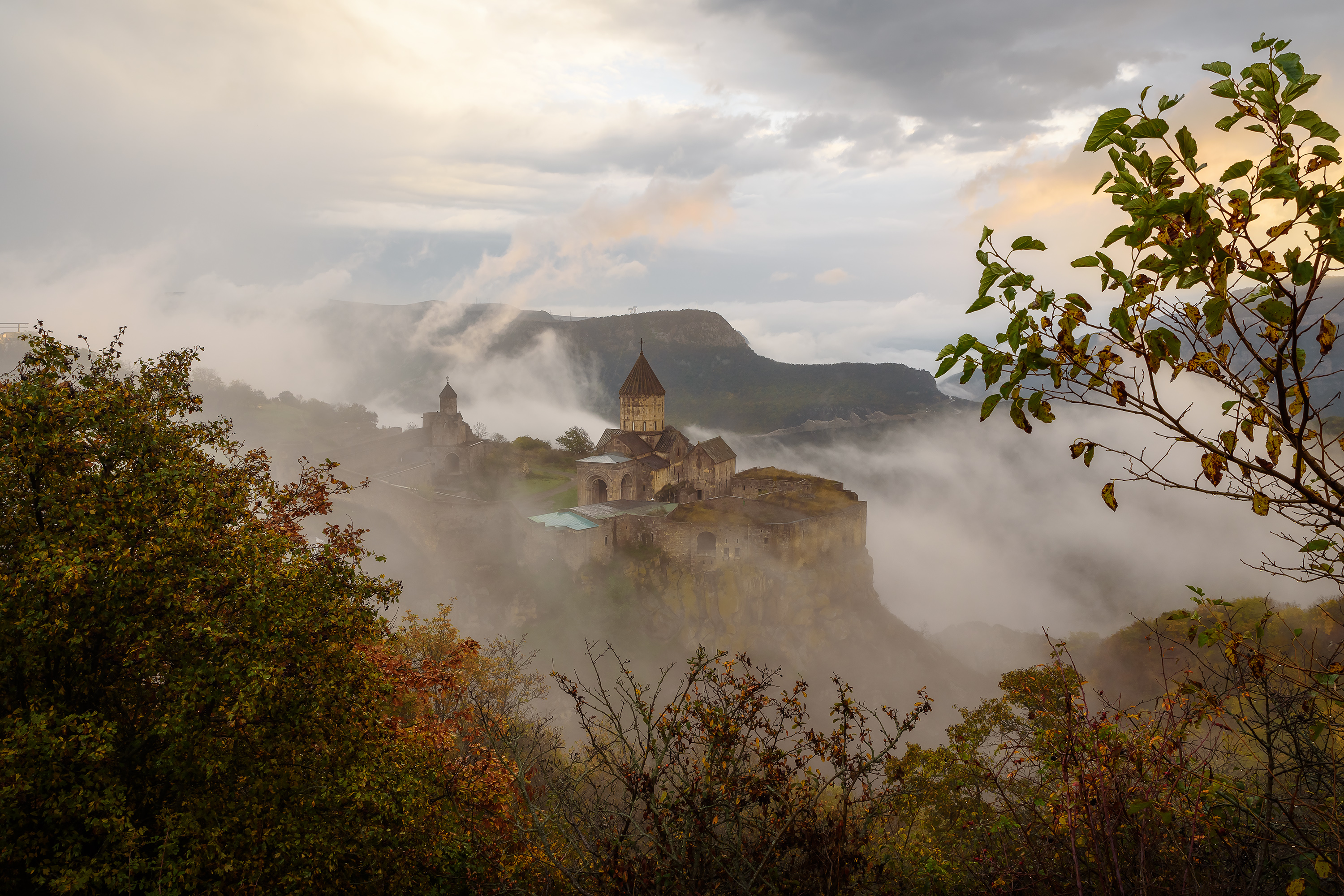 кавказ, горы, осень, армения, осень в горах, татев, tatev, утро, рассвет, Zakharov Armen