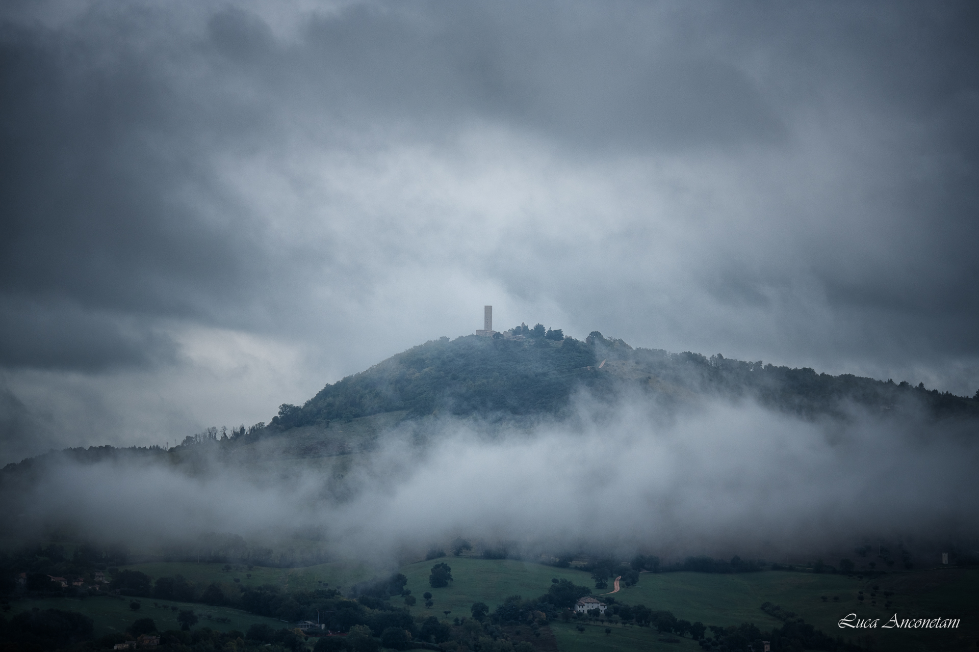 pitino italy fog castle marche region, Anconetani Luca