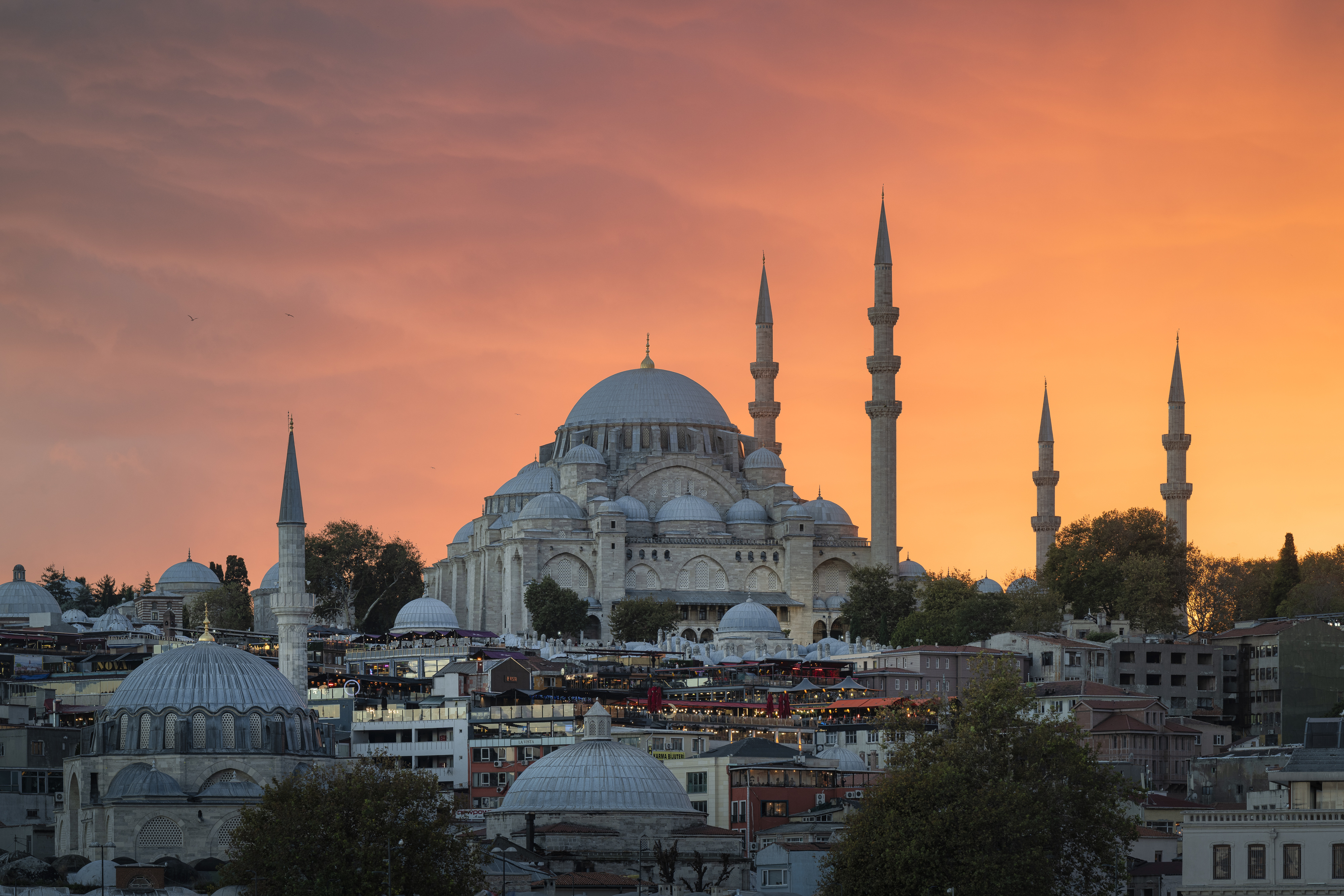 стамбул , istanbul , закат , мечеть сулеймание, Черкасов Александр