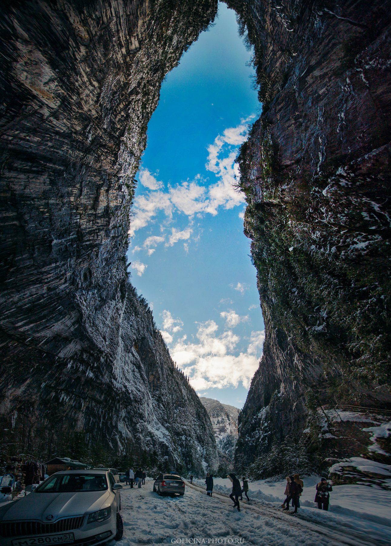 Юпшарский каньон каменный мешок
