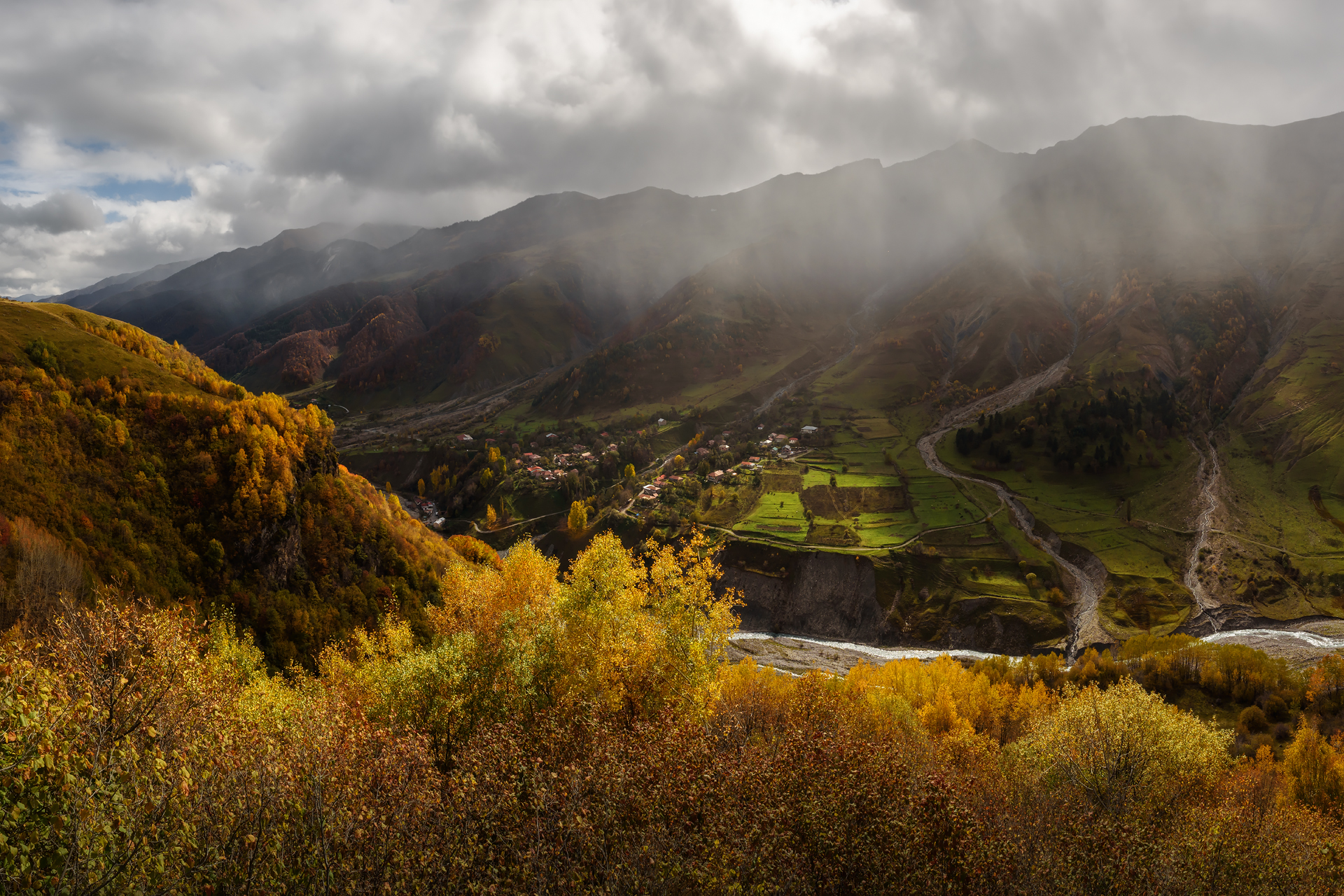 кавказ, горы, осень, грузия, georgia, гудаури, туман, Zakharov Armen