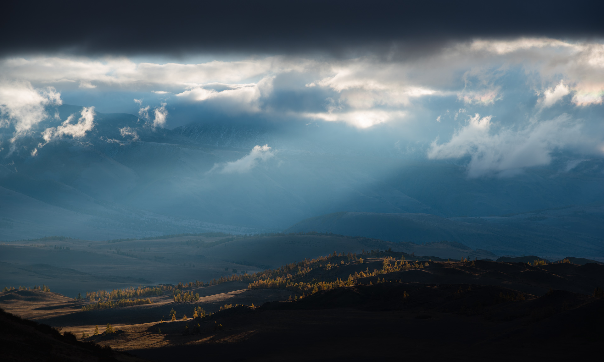 горы, алтай, рассвет, озеро, осень, золото, mountains, altay, sunrise, lake, autumn, golden, Дмитрий