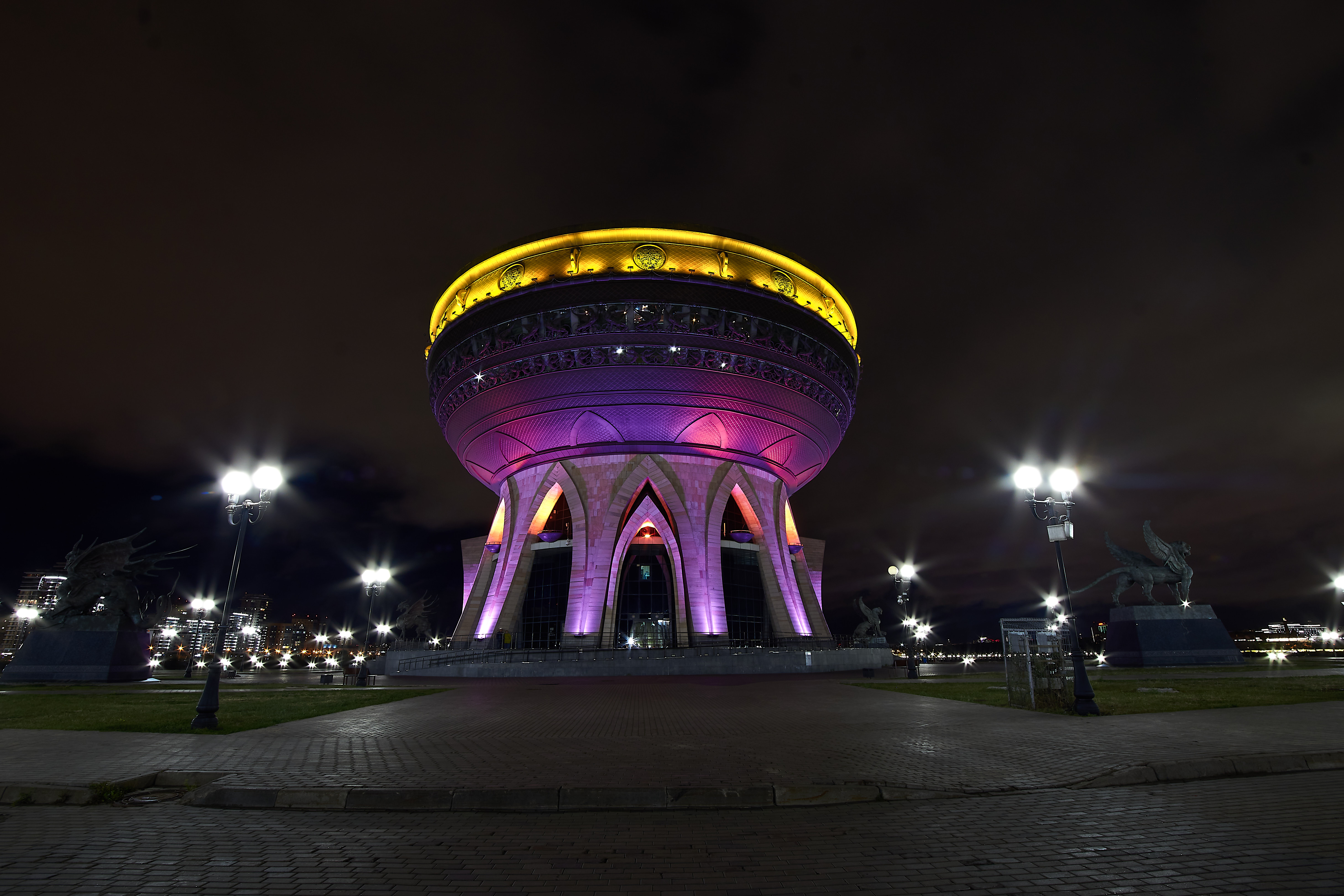 kazan, russia, night, long exposure, Павел Сторчилов