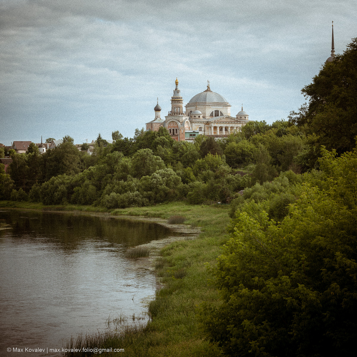 russia, torzhok, tver region, architecture, building, cathedral, church, monastery, temple, бориса и глеба в торжке собор, борисоглебский монастырь в торжке, борисоглебский собор в торжке, введения во храм пресвятой богородицы церковь, введенская церковь , Максим Ковалёв