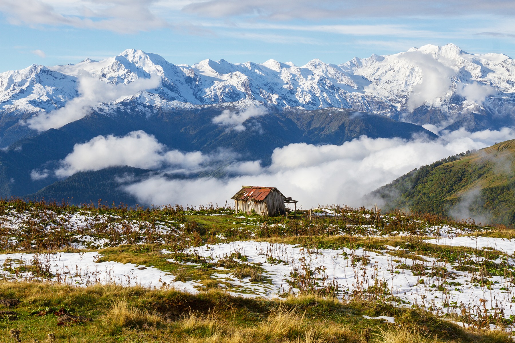 грузия, горы, природа, спокойствие, горный пейзаж, осень, saqartvelo, mountains, svaneti, silence, georgia, hiking,  Nina Zorina