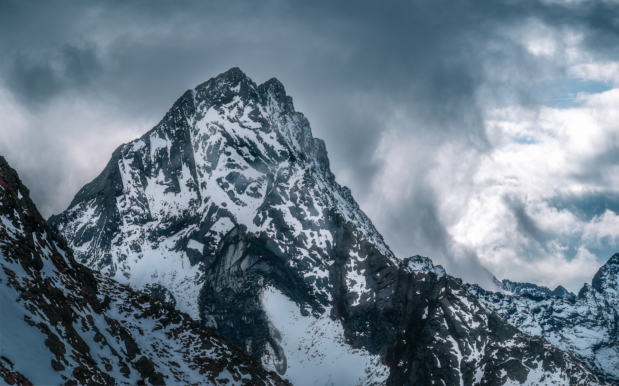 #mountain #peak #snow #winter #landscape #nature #clouds #hiking, Gialopoulos Anastasios