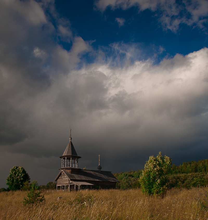 карелия, деревянная часовня., Сергей Захаров.