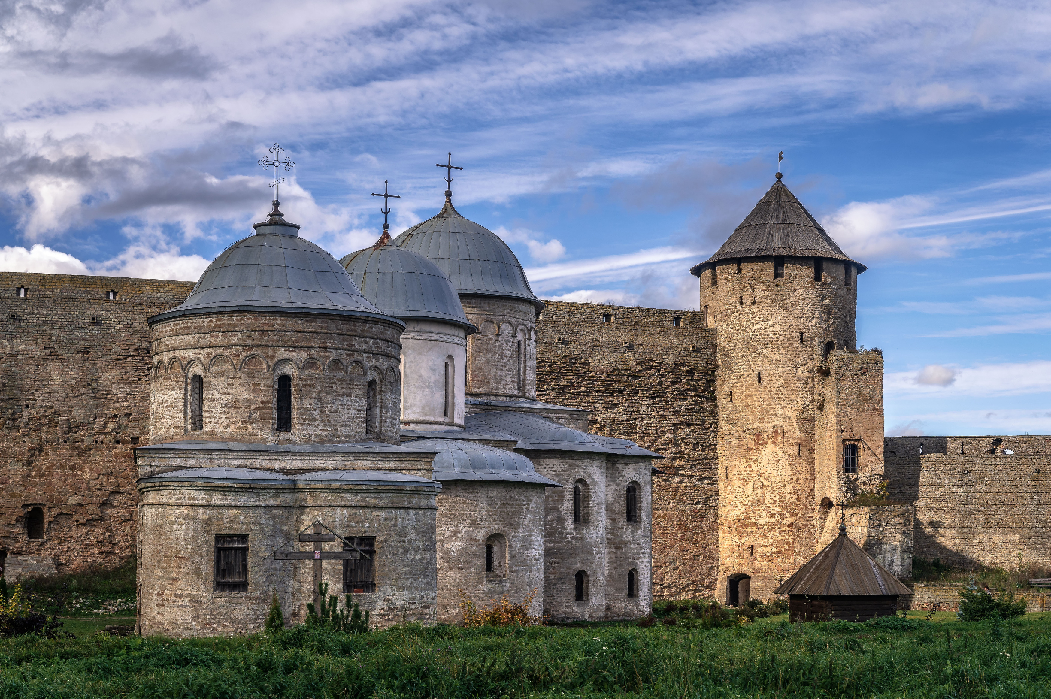 городской пейзаж, архитектура, крепости, соборы, ивангородская крепость, ивангород, Васильев Андрей