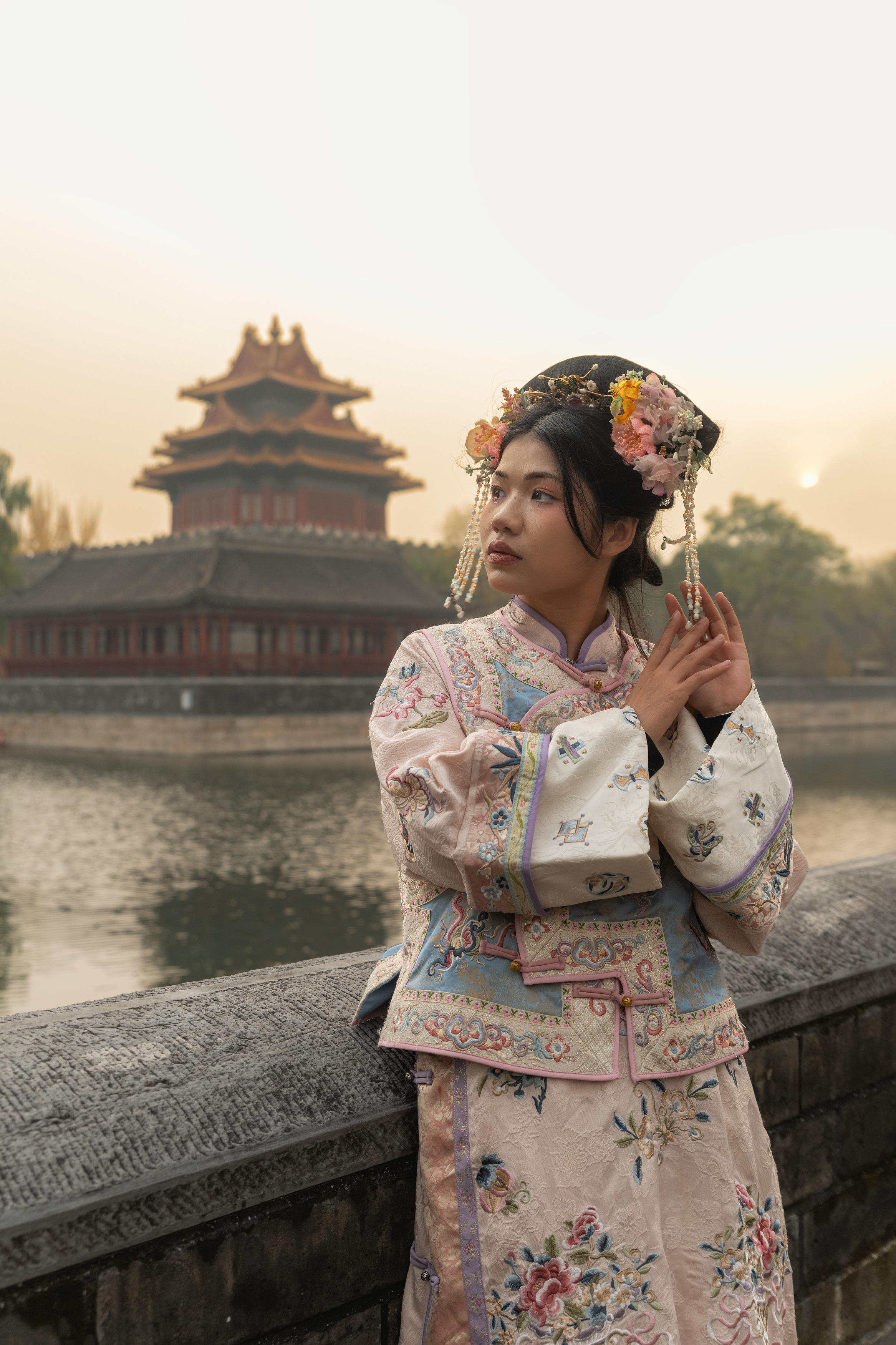 beijing, china, girl, portrait, sunset, culture, historical,, Бугримов Егор