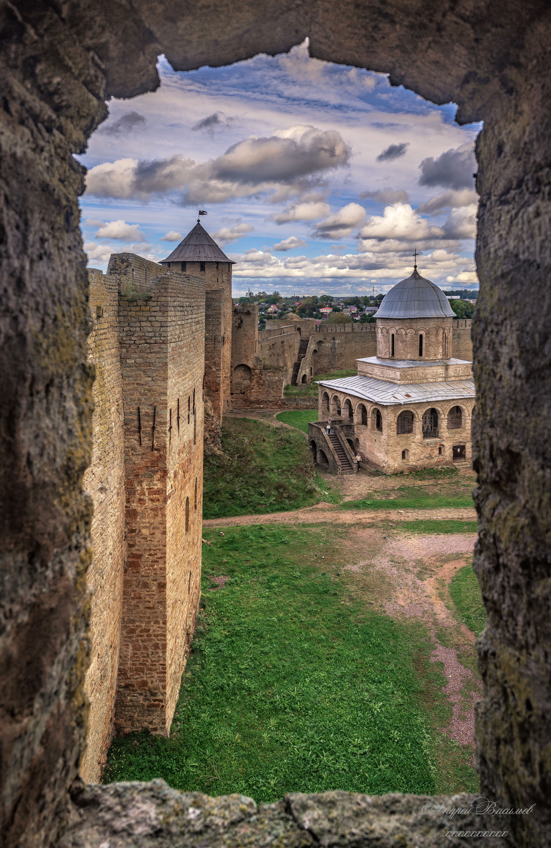 архитектура, храмы, соборы, крепости, городской пейзаж, ивангород, Васильев Андрей