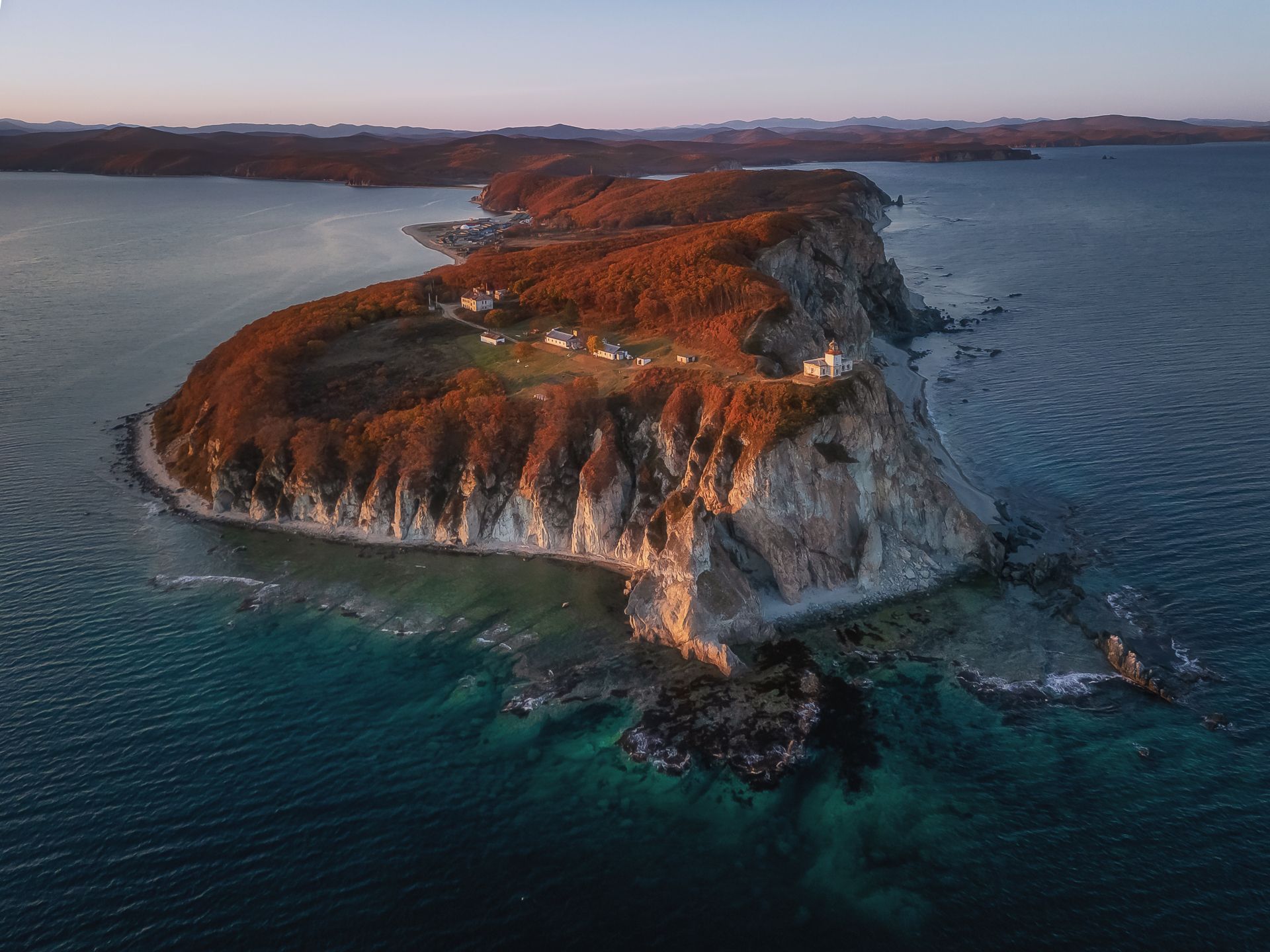 природа, пейзаж, море, маяк, осень, приморье, nature, landscape, sea, lighthouse, Юхова Аня