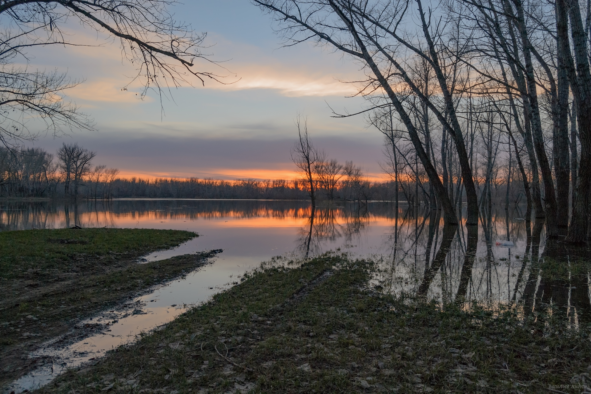 река урал, орск, весна, природа, Vasilyev Andrey