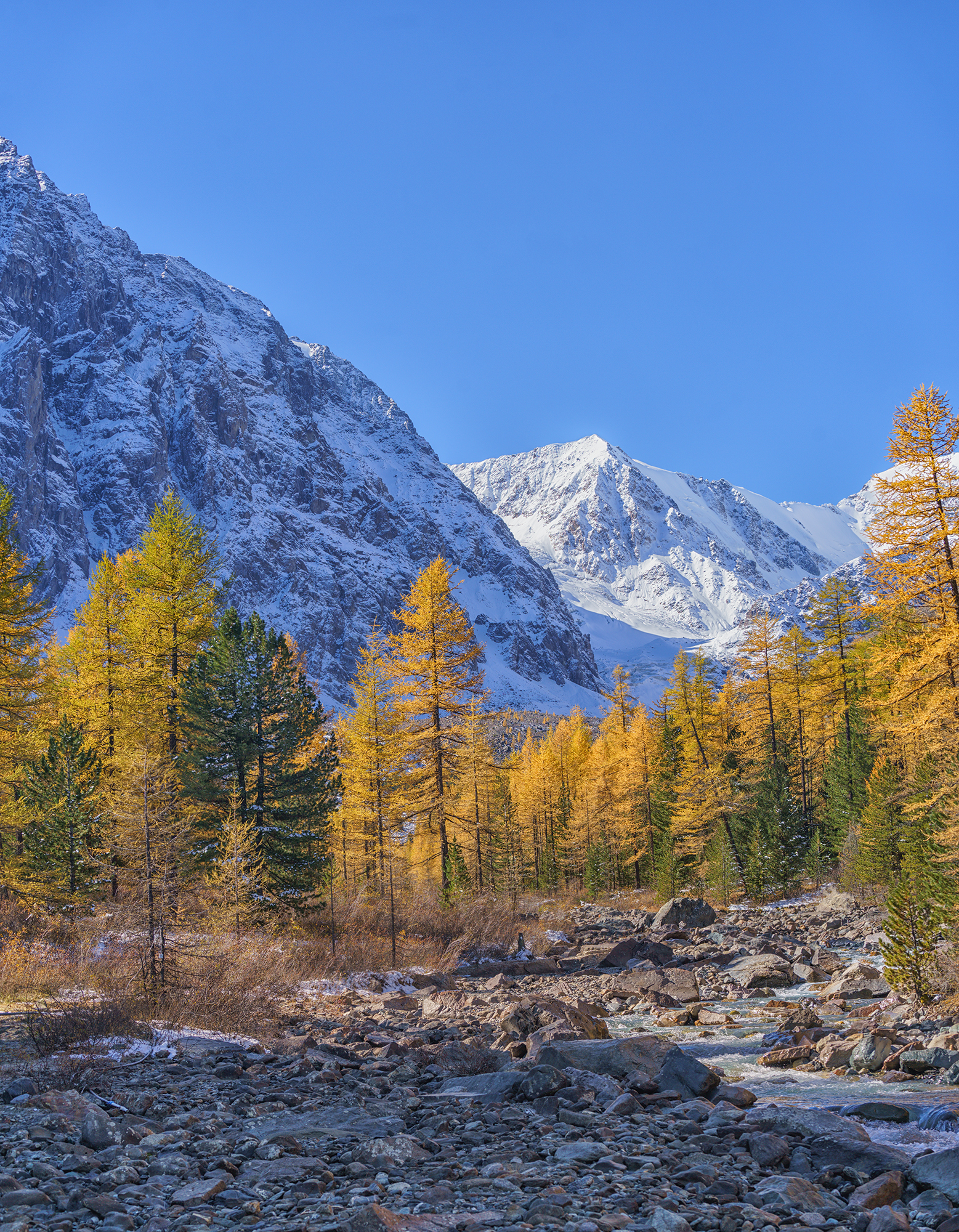 Алтай, Актру,Россия,осень,пейзаж,зима, снег, Лариса Дука