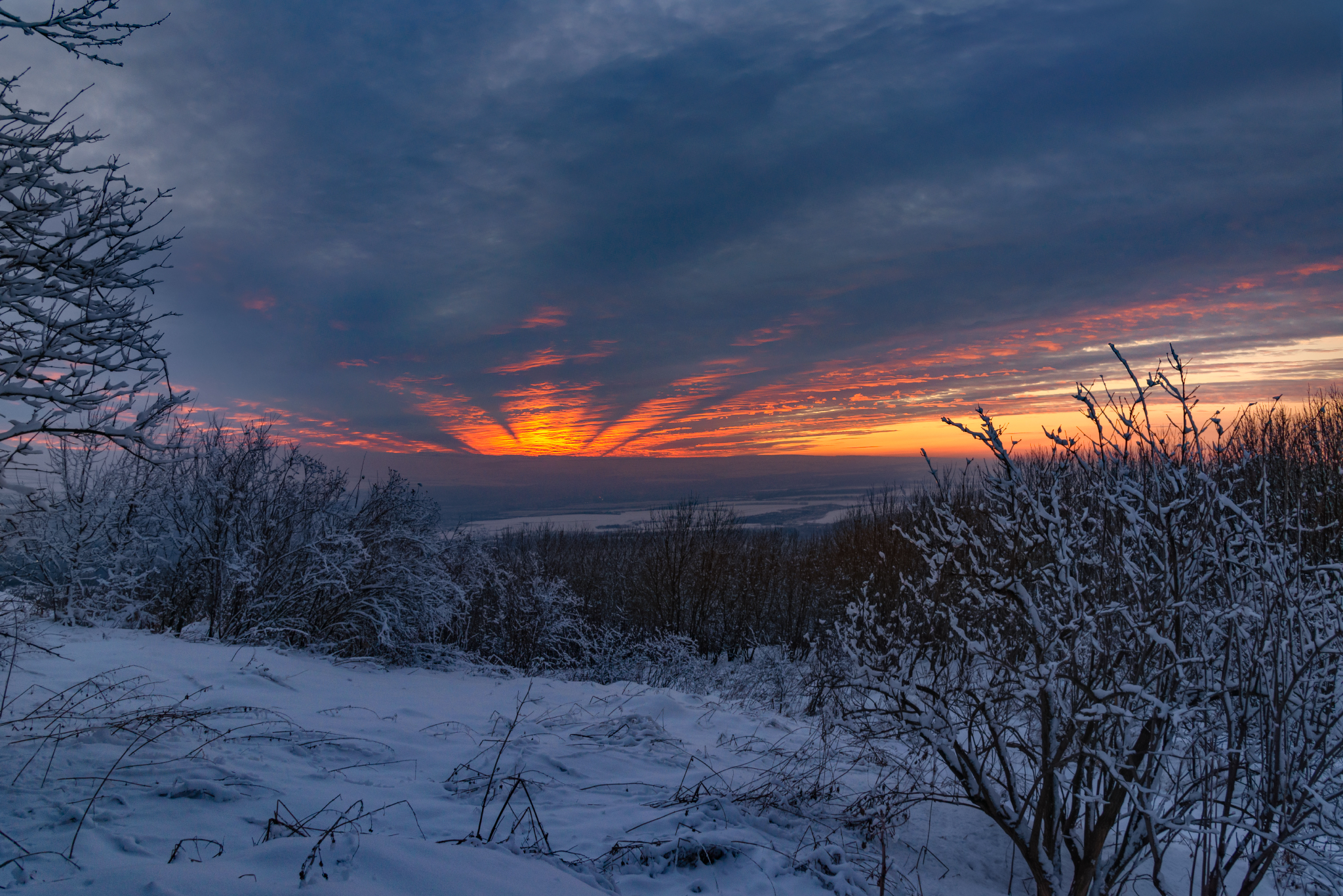 пейзаж,ноябрь,закат,природа,фотограф брежицкая, Елена Брежицкая