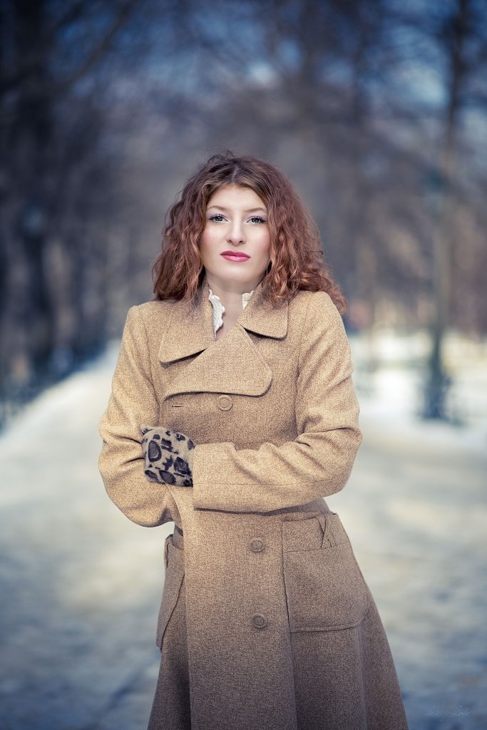Snow, Winter, Woman, Izabela Bilinska