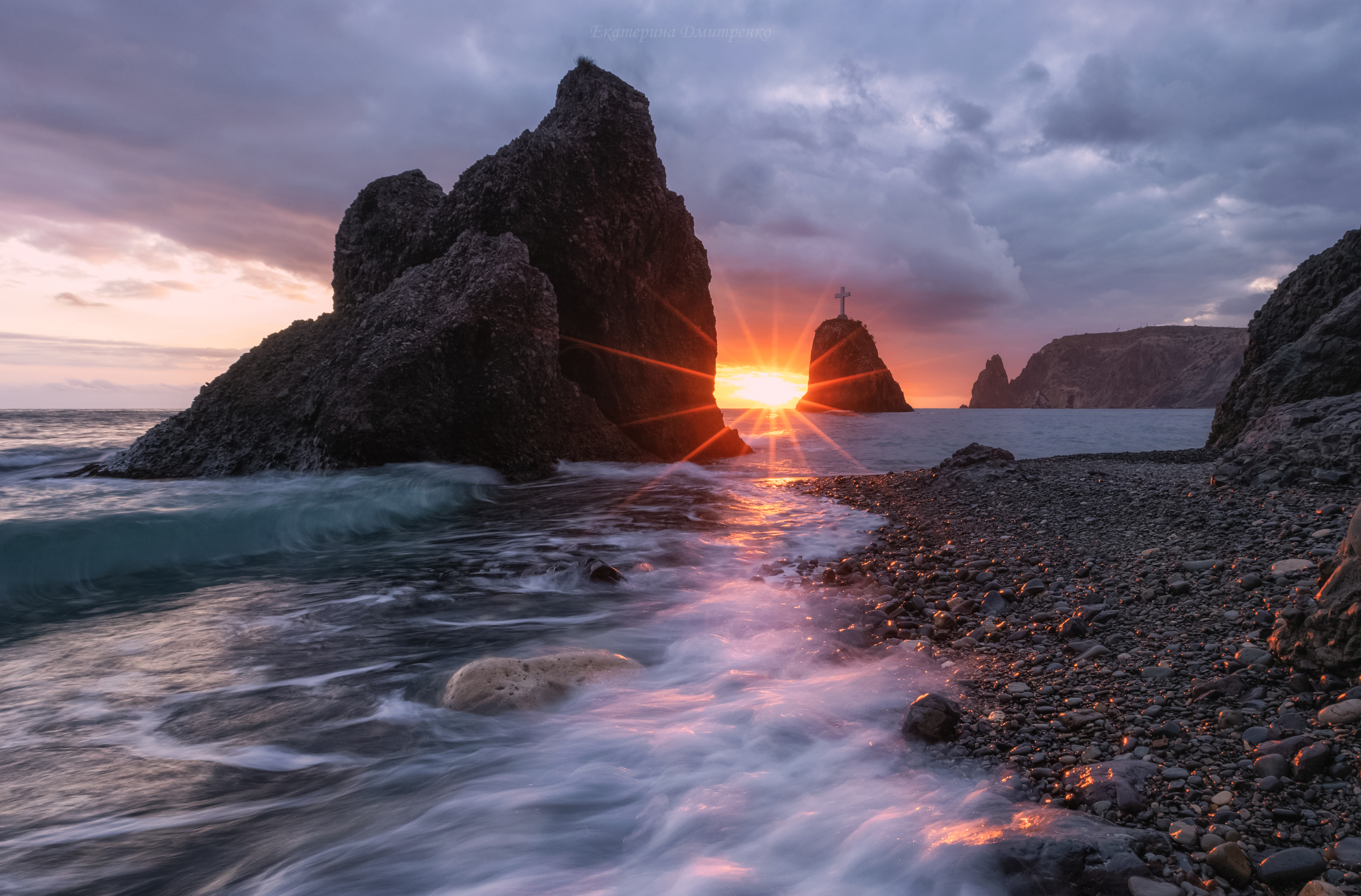 крым, фиолент, море, закат, горы, севастополь, пейзаж, crimea, landscape, sunset, Дмитренко Екатерина