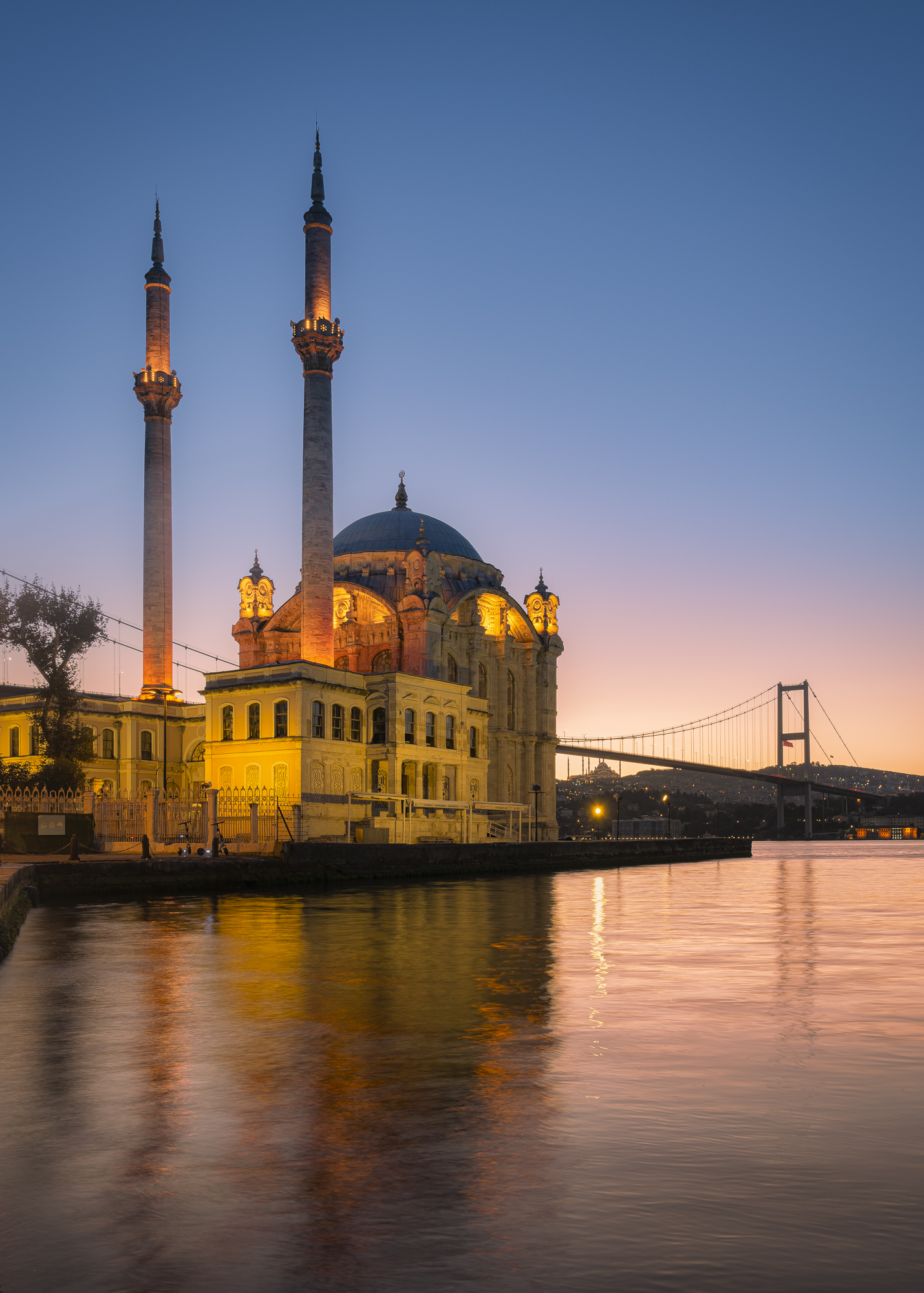 стамбул , ортакёй , мечеть , рассвет , синий час , istanbul, Черкасов Александр