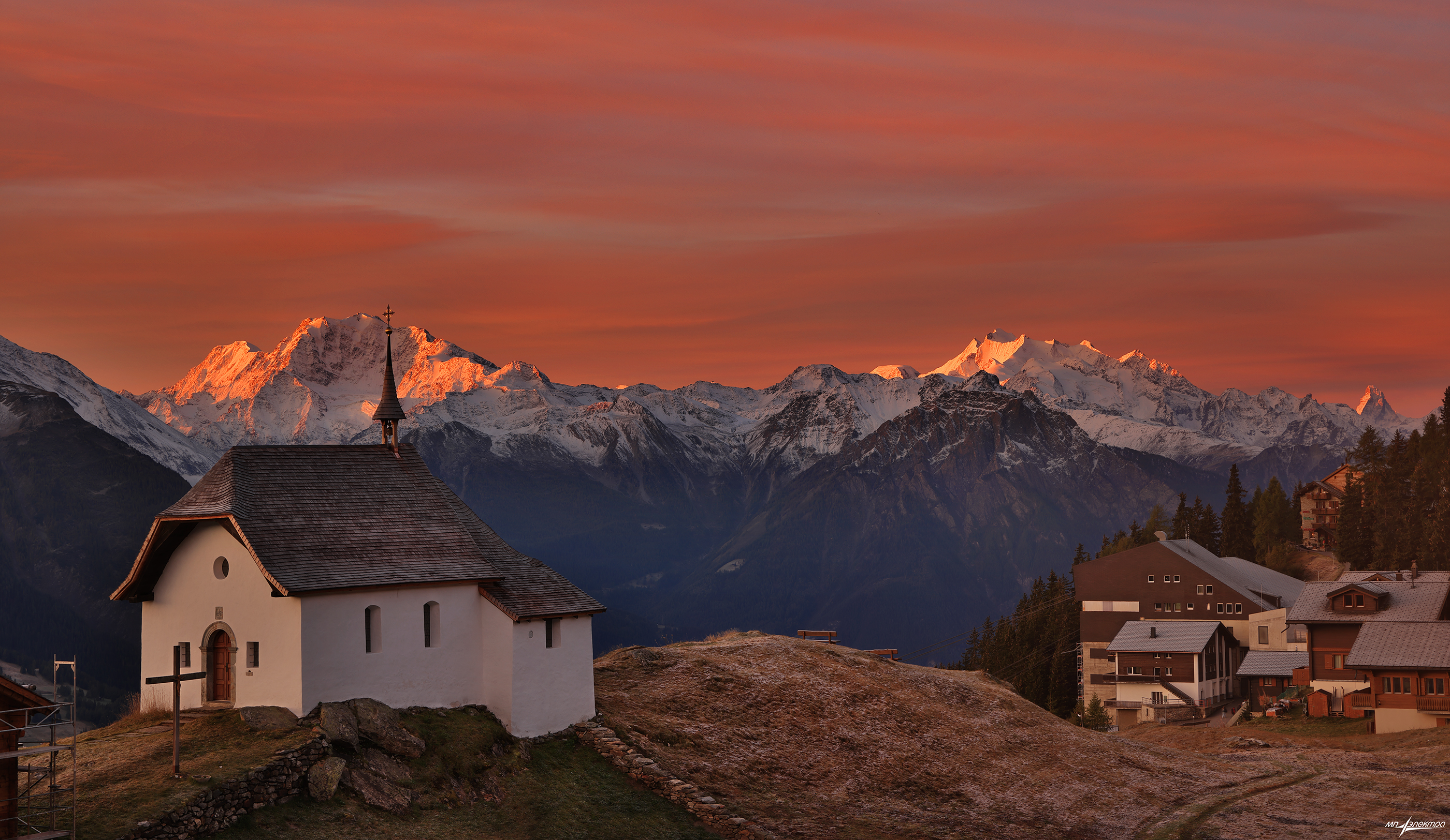 swiss,швейцария,осень,горы,утро,bettmeralp, Матвеев Николай