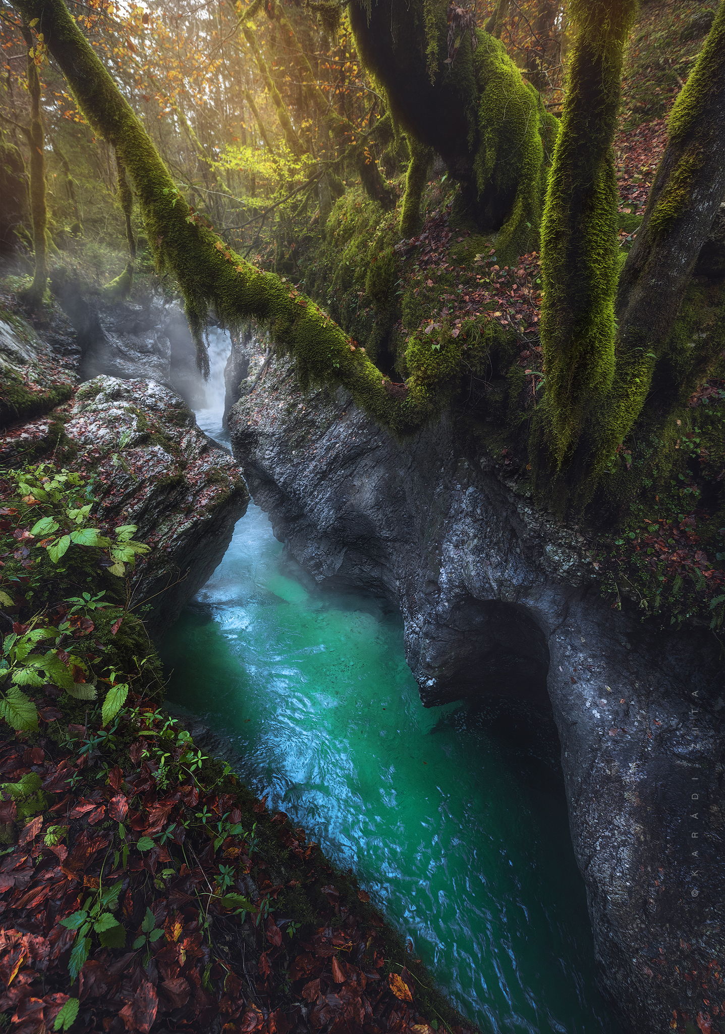 slovenia, longexpo, river, landscape,  sky, trees, mountains, mountainscape, foggy, rocks, landscape, landscapephotography,, Karádi Zita