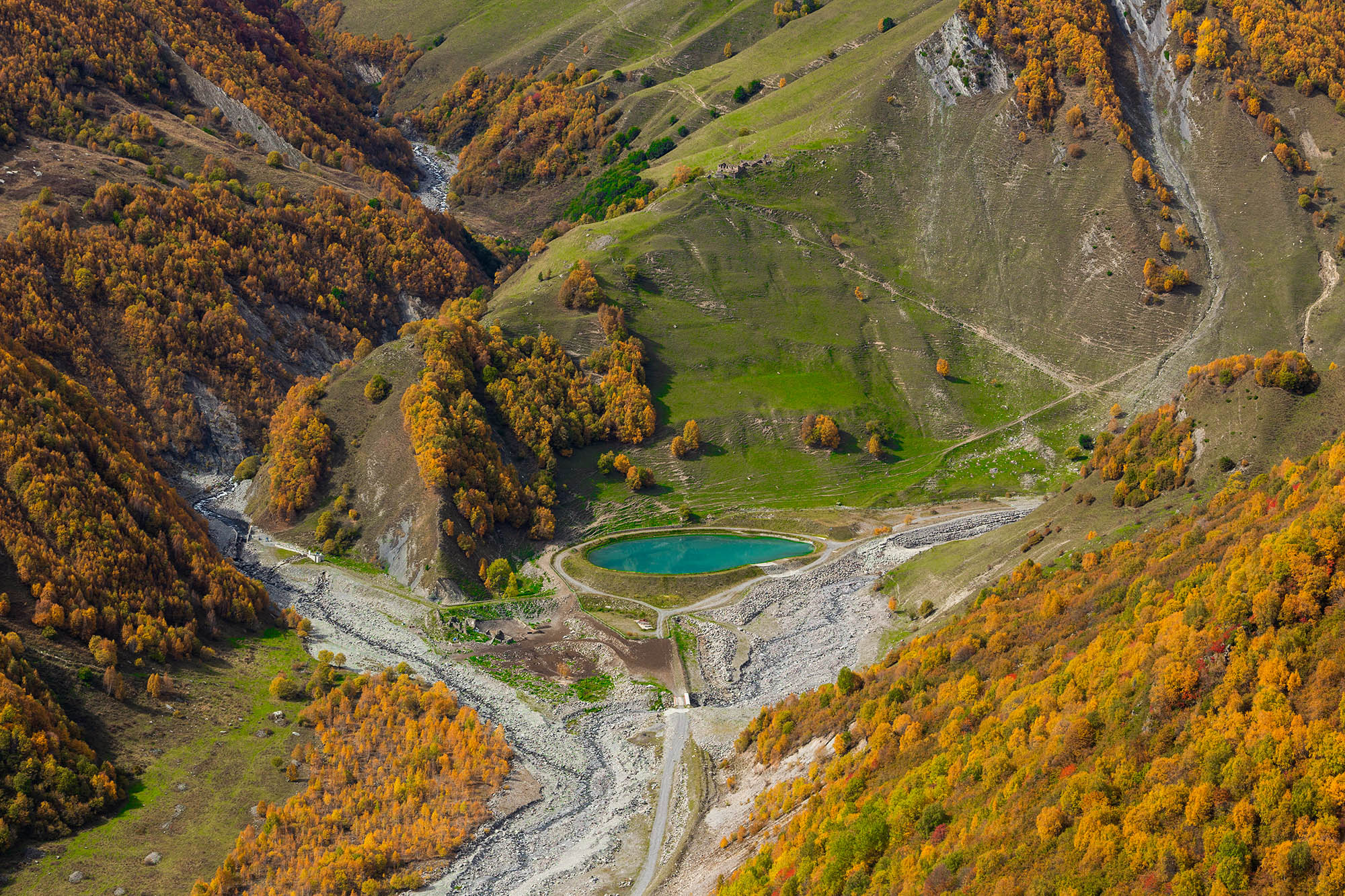 mountains, nature, landscape, georgia, kazbegi, gudauri, autumn, гудаури, грузия, кавказ, горы, природа, осень,  Nina Zorina