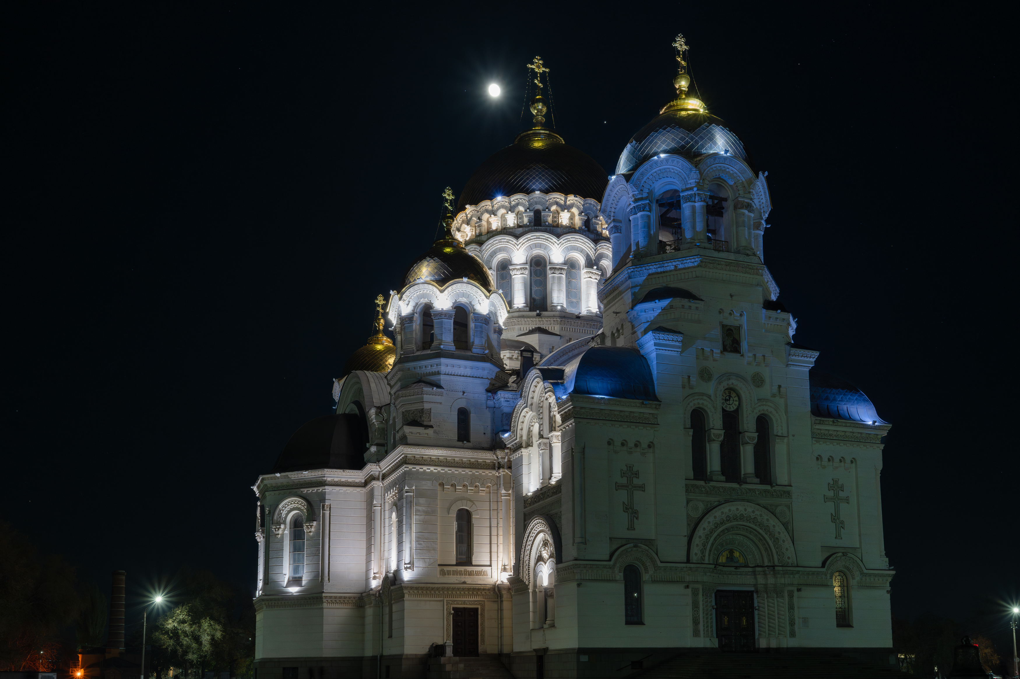 собор, ночь, архетиктура, новочеркасск, Шишкалов Константин