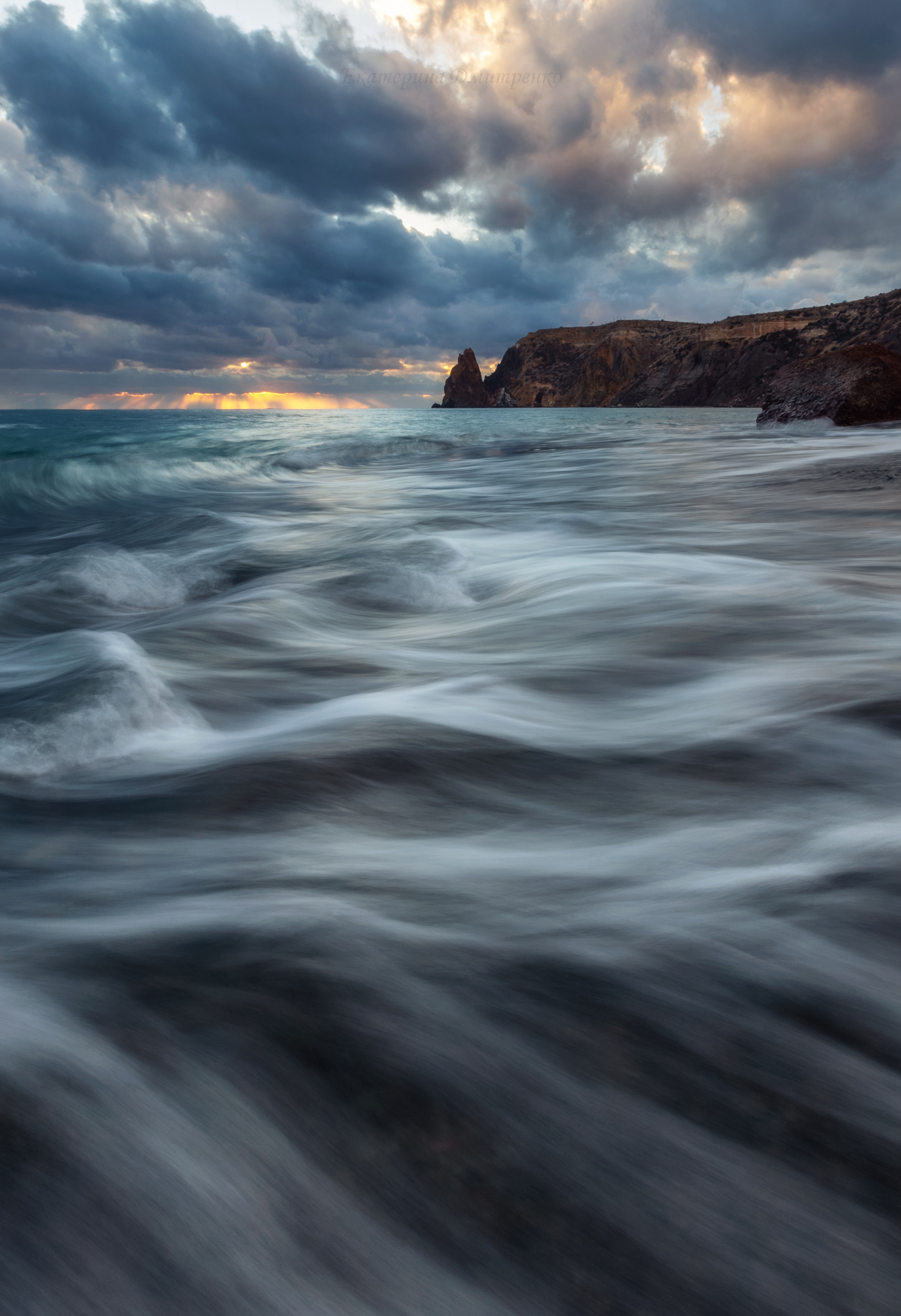 крым, фиолент, море, закат, горы, севастополь, пейзаж, crimea, landscape, sunset, Дмитренко Екатерина