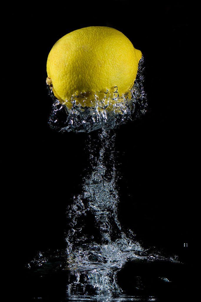 лимон, вода, рекламное фото, Владимир Добриденев