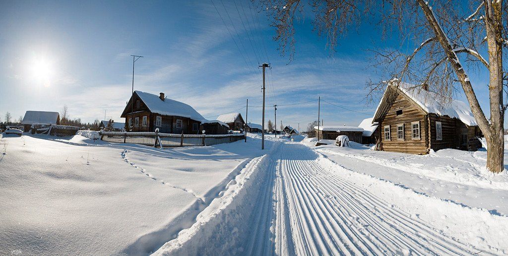 Алтай берендеева деревня зимой