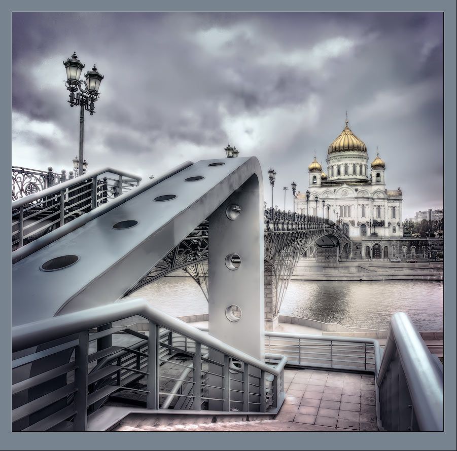 храм, мост, лестница, Александр Авилов