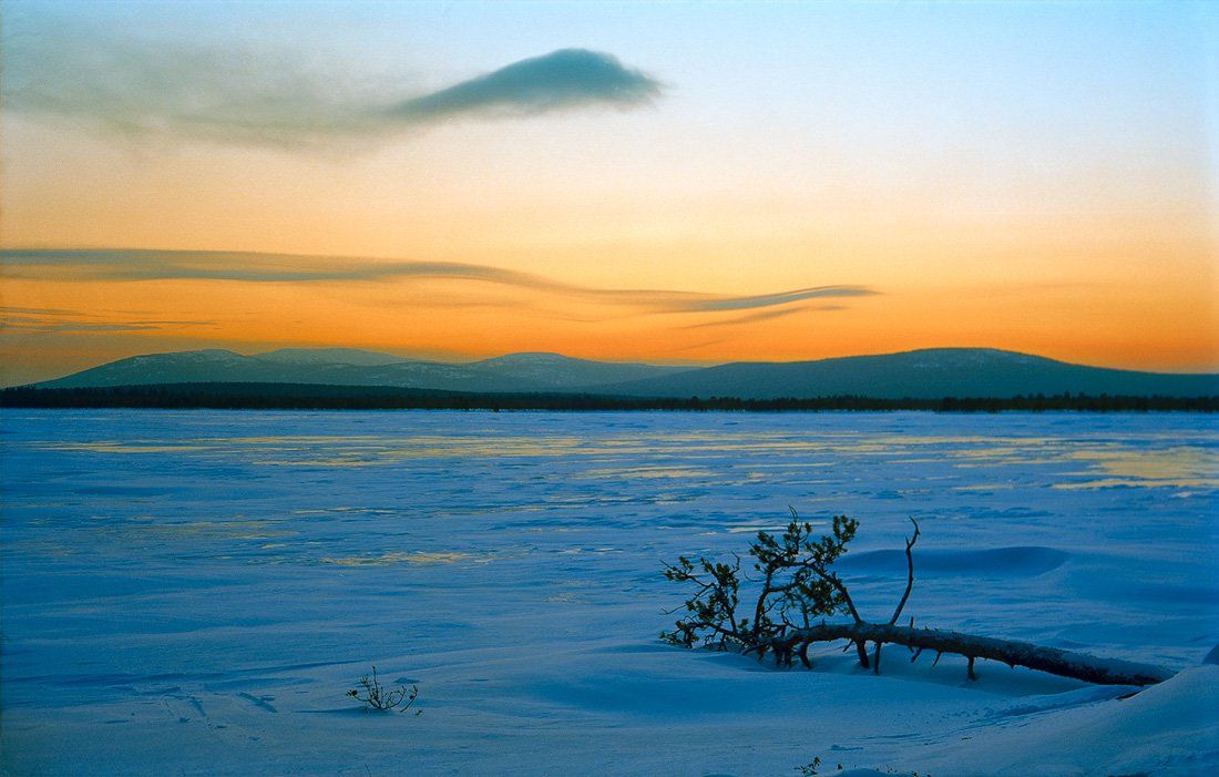 хмао, северный урал, озеро экипурымтур, закат, Alexander Gil