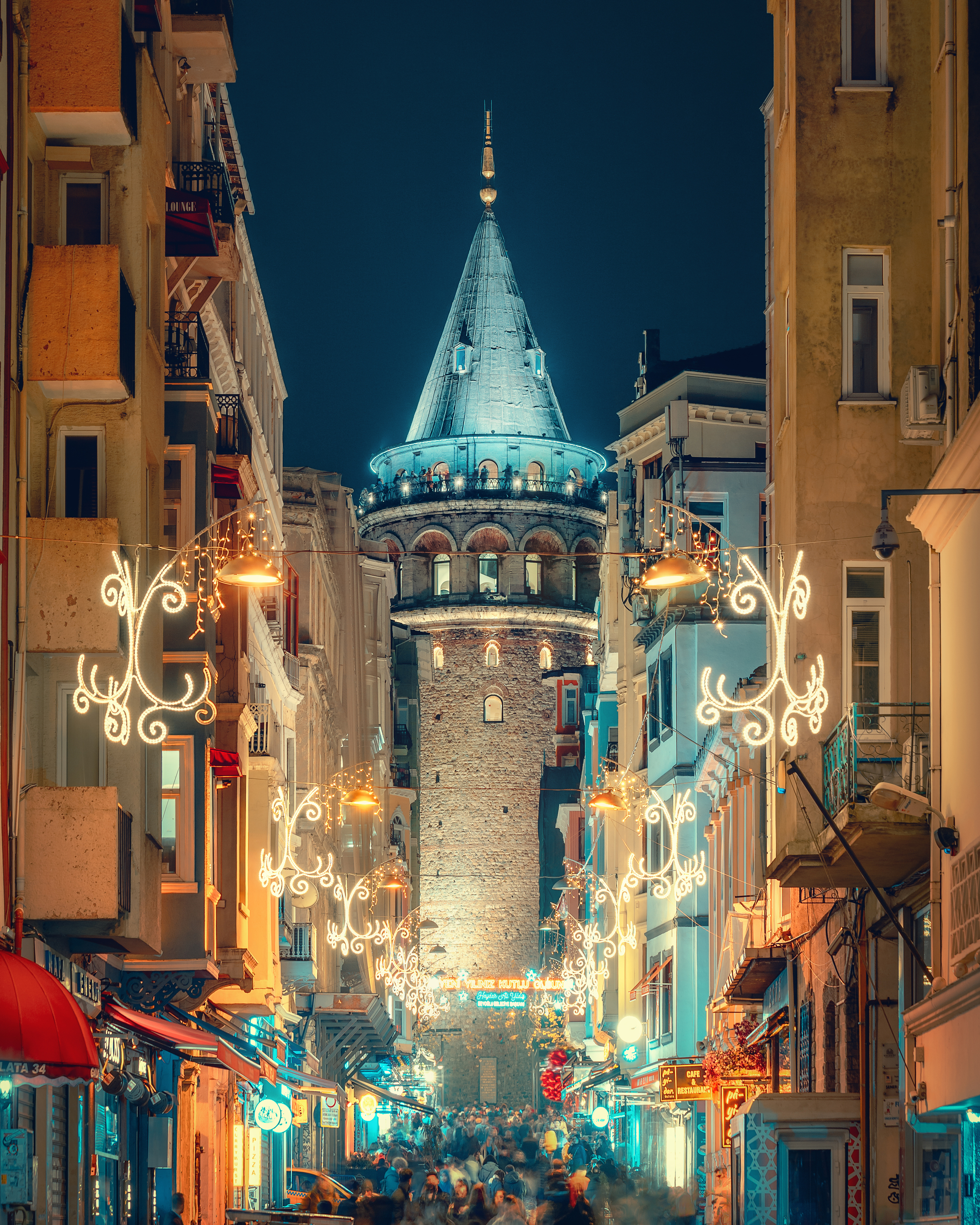 галатская башня, Стамбул, Новый год, Galata Tower, Istanbul, Анастасия Мазурева