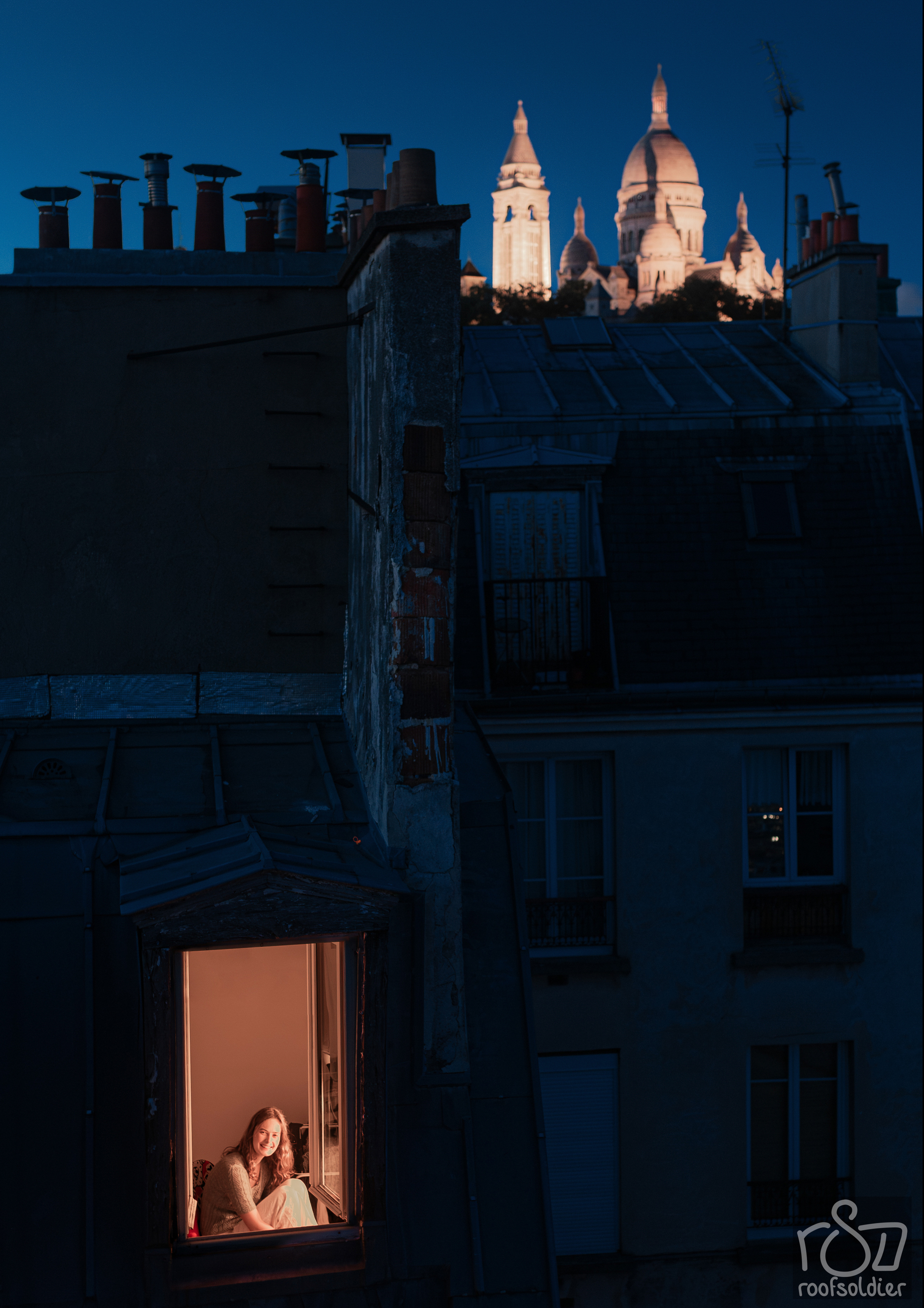 Paris, France, Monmartre, portrait, girl, city, cityscape, urban, Голубев Алексей