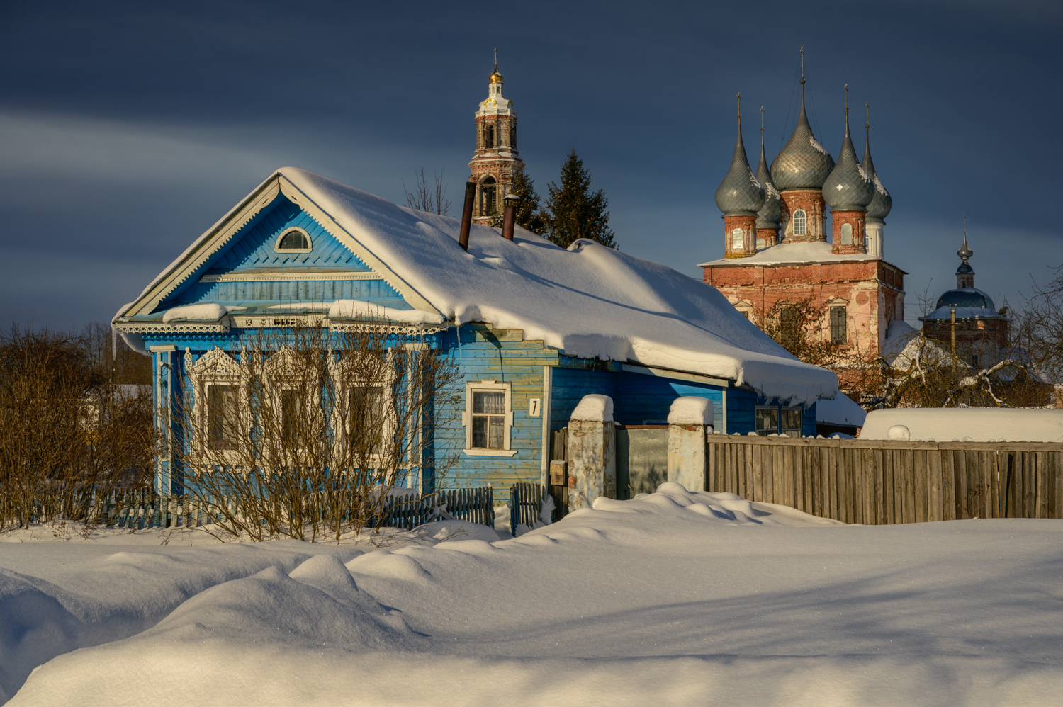 россия, село, деревня, васильевское, зима, храм, церковь, православие, ивановская область, Томислав Ракичевич