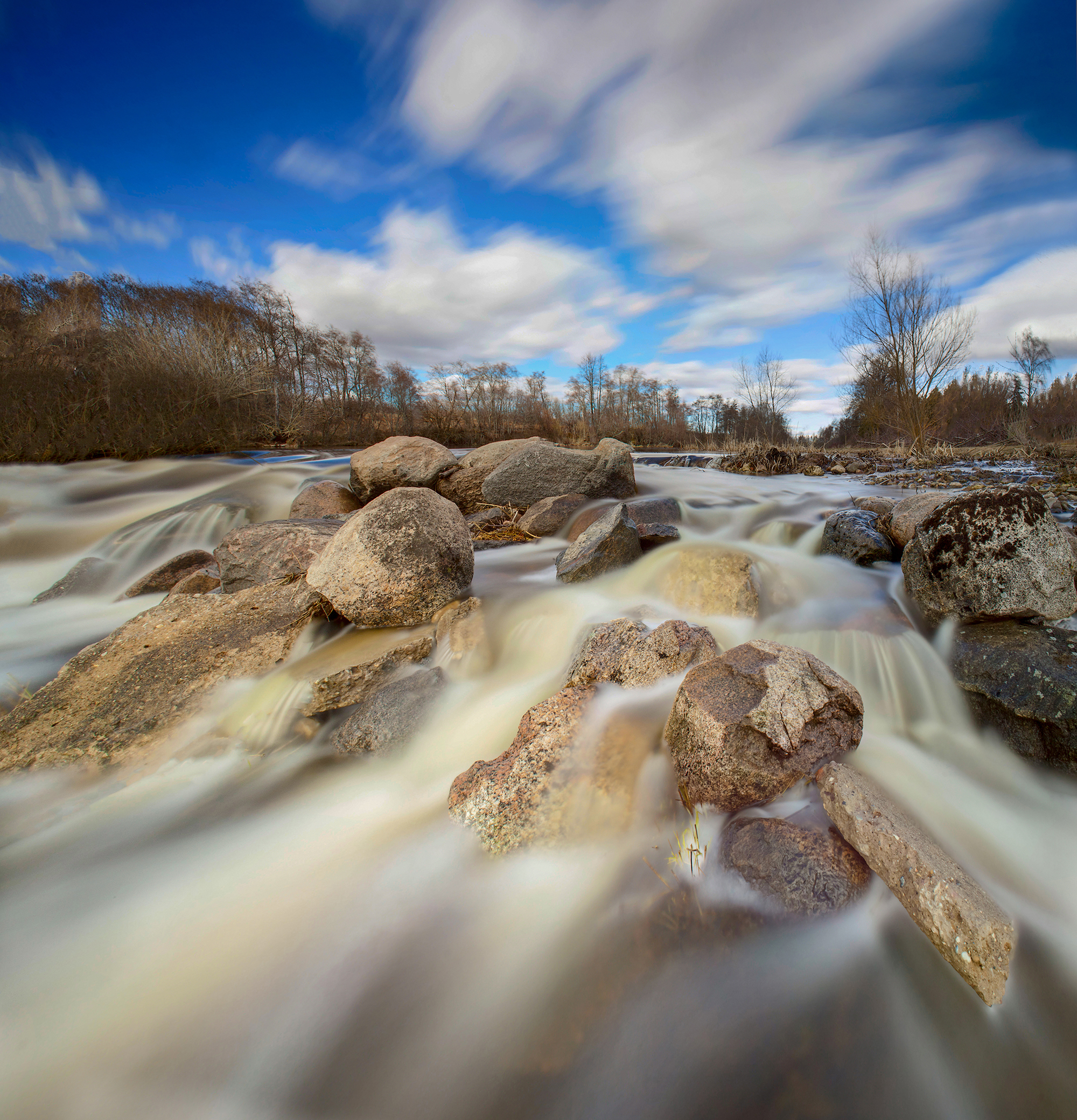 spring,river,long exposure,stones, Eugenijus Rauduve