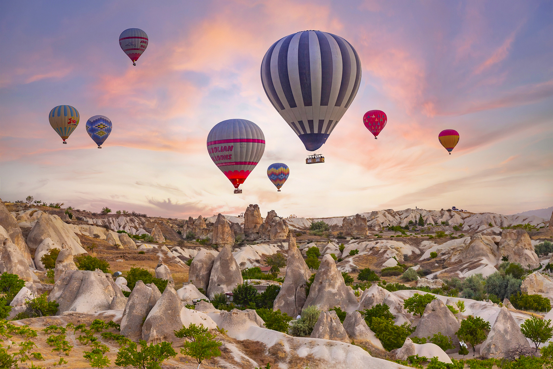 turkey, cappadocia, air balloon, flight, турция, каппадокия, воздушный шар, полет, природа,  Nina Zorina